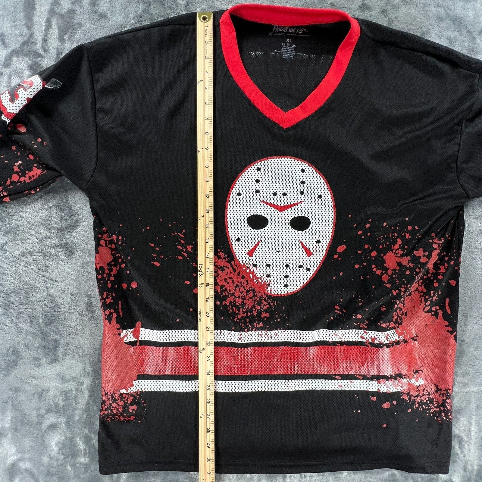 Other Friday The 13th Hockey Jersey Men XL Horror Jason Voorhees # Size US XL / EU 56 / 4 - 10 Thumbnail