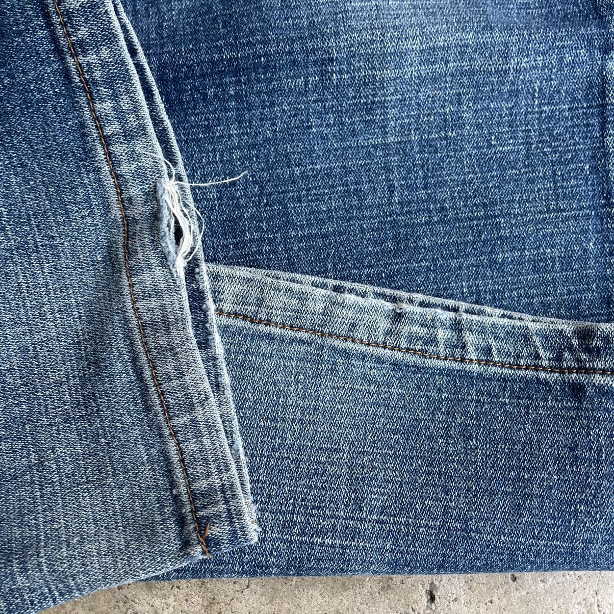 Japanese Brand 🔥🇯🇵Vintage Barcedos Stoned Washed Ripped Distress Denim Jeans Size US 35 - 7 Thumbnail