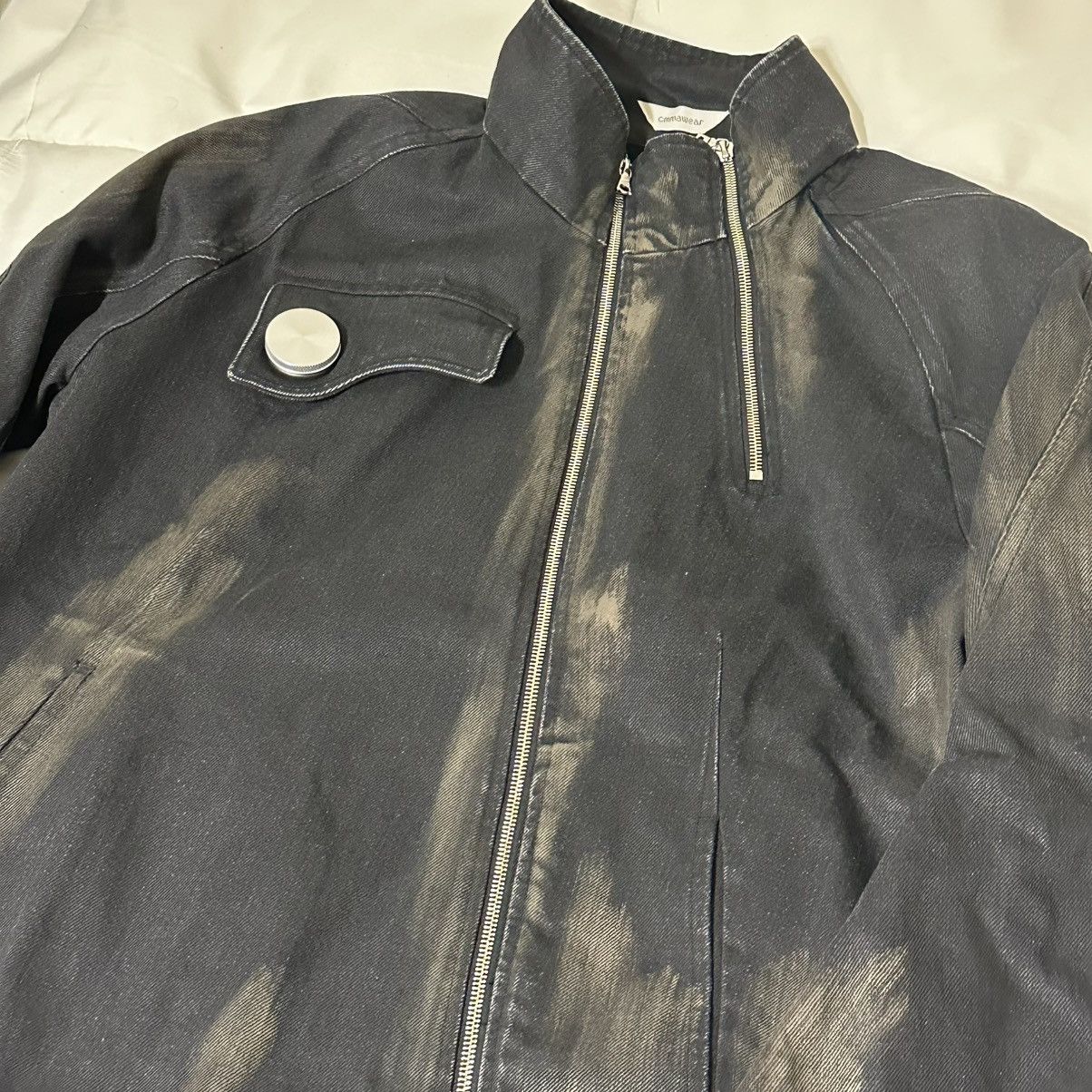 CMMAWEAR ARTICULATED SLEEVE JACKET BLACK DENIM MUD Size US M / EU 48-50 / 2 - 5 Thumbnail