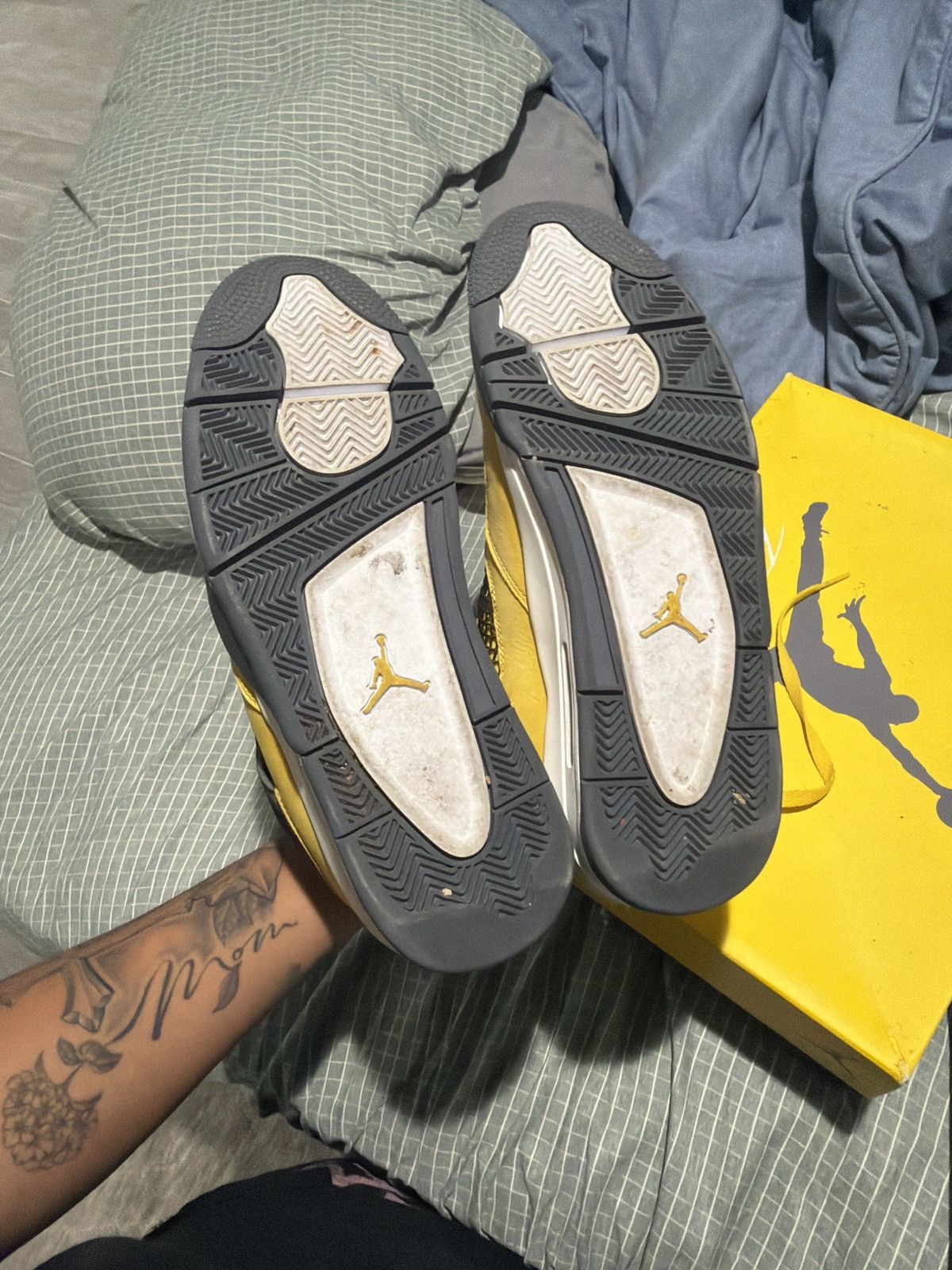 Jordan 4 yellow lightning 4s