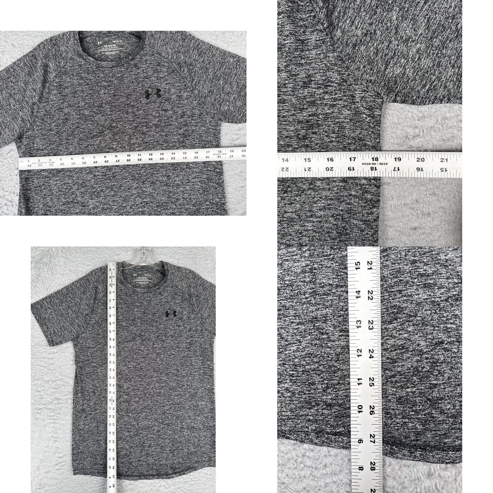 Under Armour Under Armour Shirt Mens Small Gray UA Tech Tee Short Sleeve Athletic Training Size US S / EU 44-46 / 1 - 8 Thumbnail