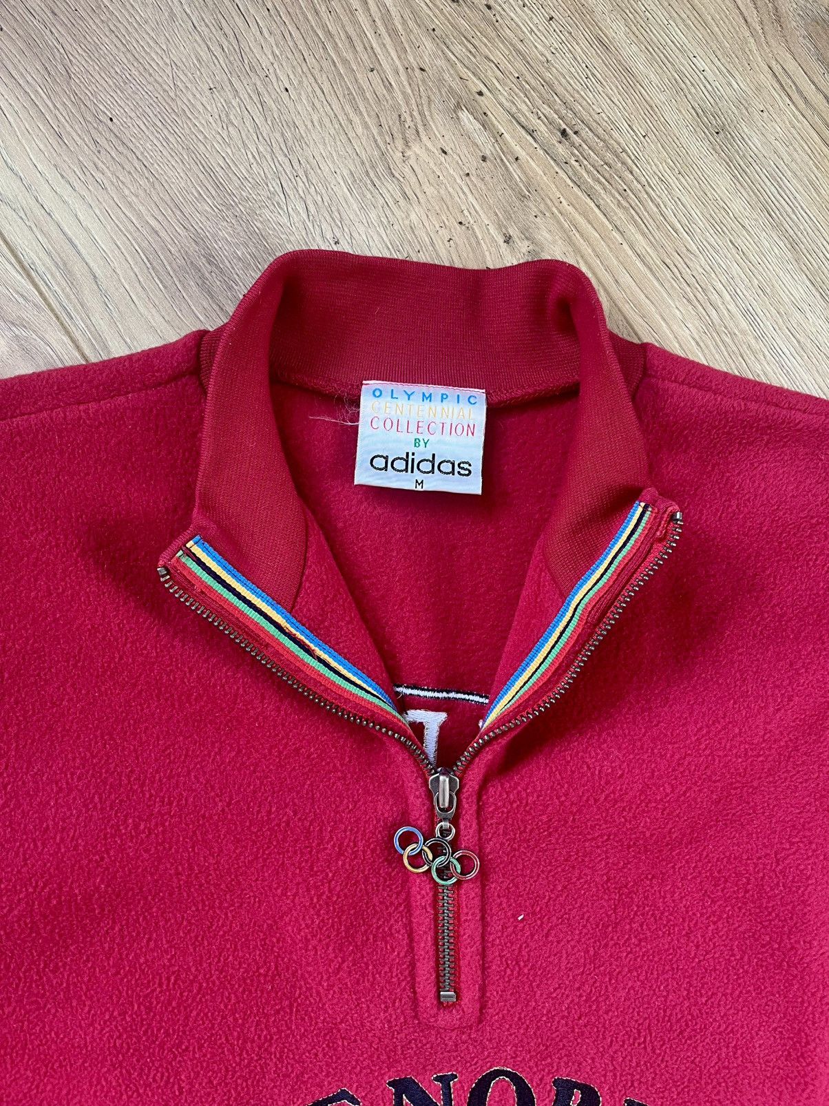 Adidas Adidas Olympic Collection Vintage Fleece Cortina Grenoble Size US M / EU 48-50 / 2 - 3 Thumbnail