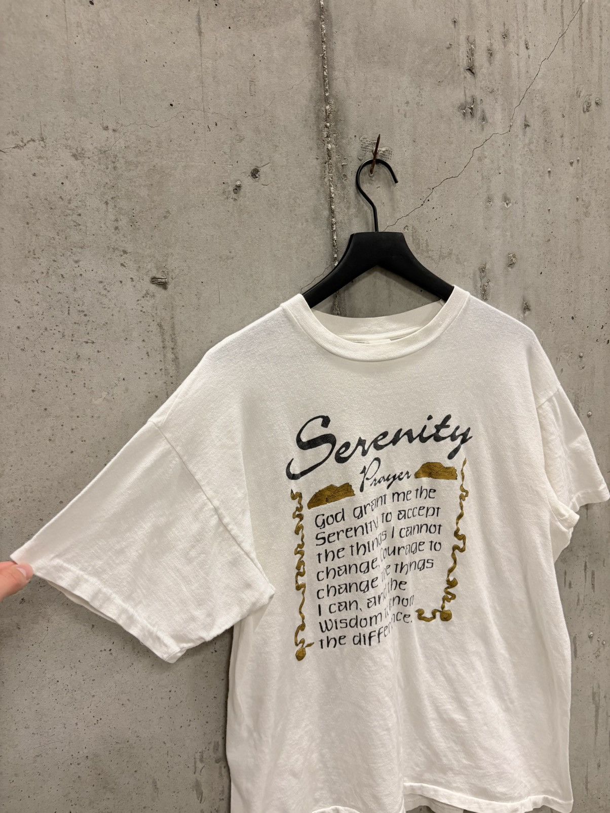 Vintage Vintage Serenity Jesus Tee Shirt Fade Distressed Grunge Boxy Size US L / EU 52-54 / 3 - 2 Thumbnail