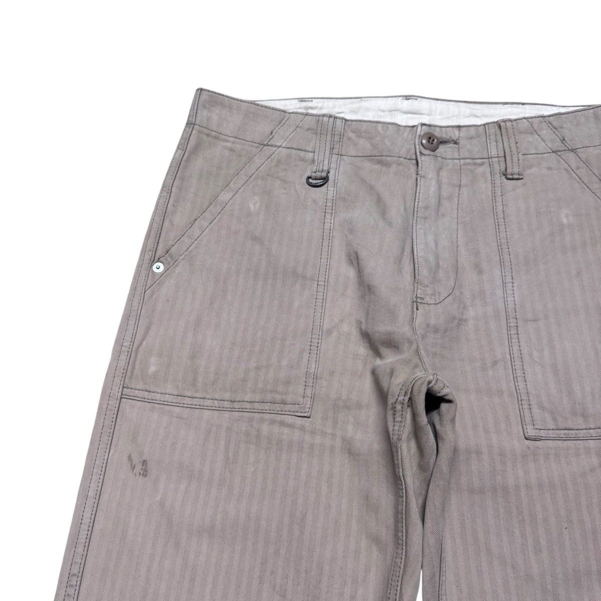 Sophnet. Sophnet Herringbone Fatigue Pants Size US 34 / EU 50 - 4 Thumbnail