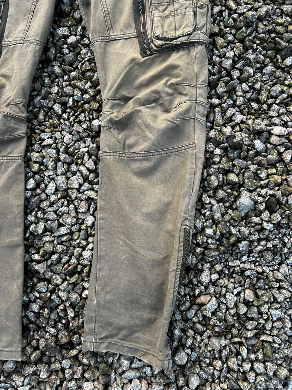 PPFM Japanese Brand PPFM Sunfaded Distress Cargo Pants Size US 34 / EU 50 - 11 Thumbnail