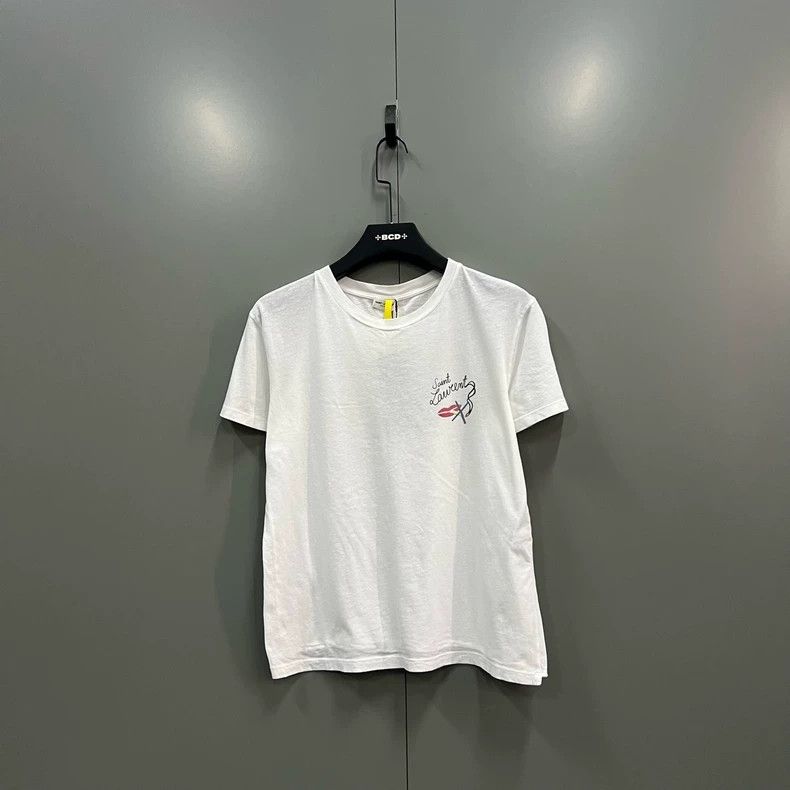 Yves Saint Laurent saint Laurent Lip print logo short sleeve 2501-Nextarrow Size US S / EU 44-46 / 1 - 1 Thumbnail