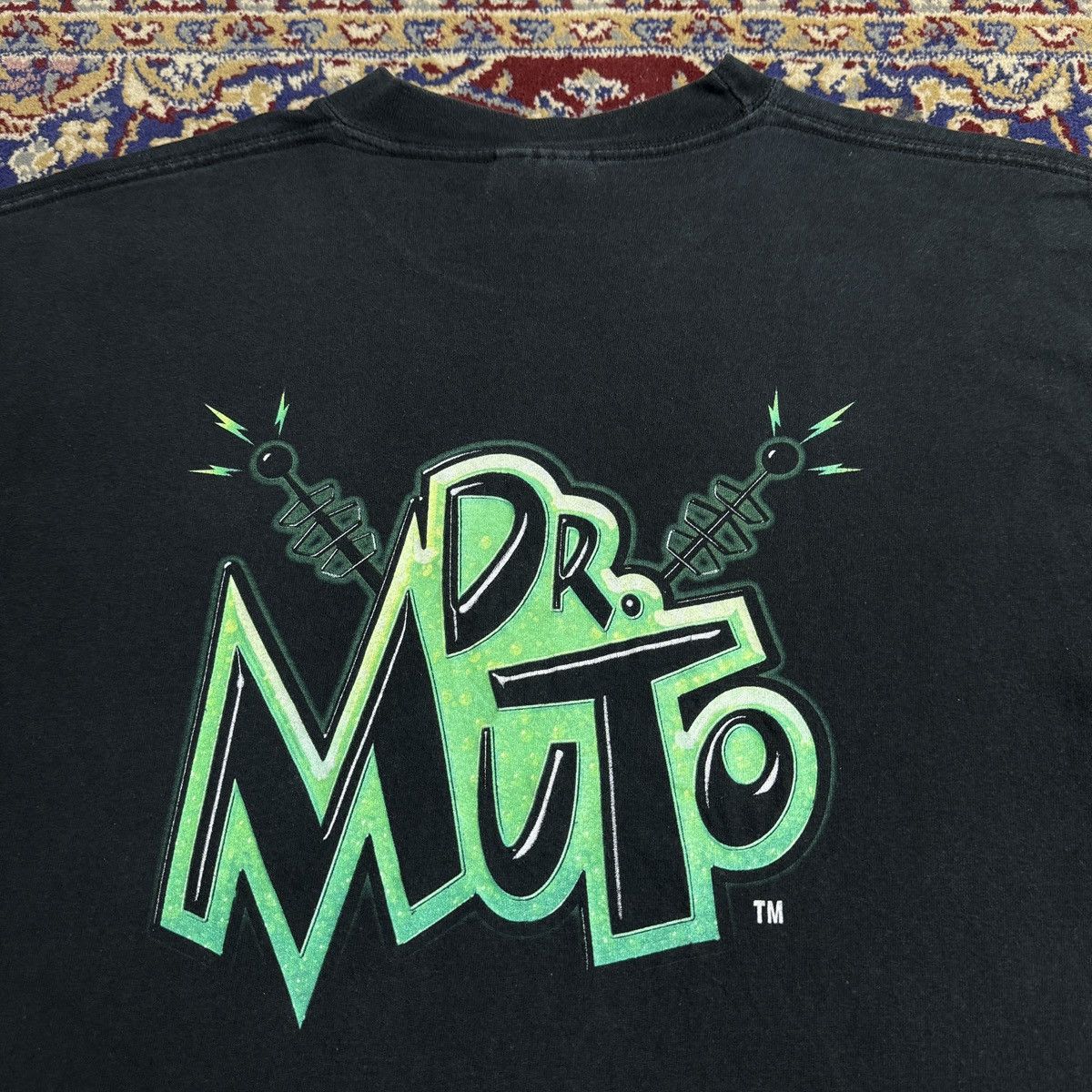 Playstation Vintage 2002 Dr. Muto Midway video game promo tee xbox 2000s Size US L / EU 52-54 / 3 - 1 Thumbnail