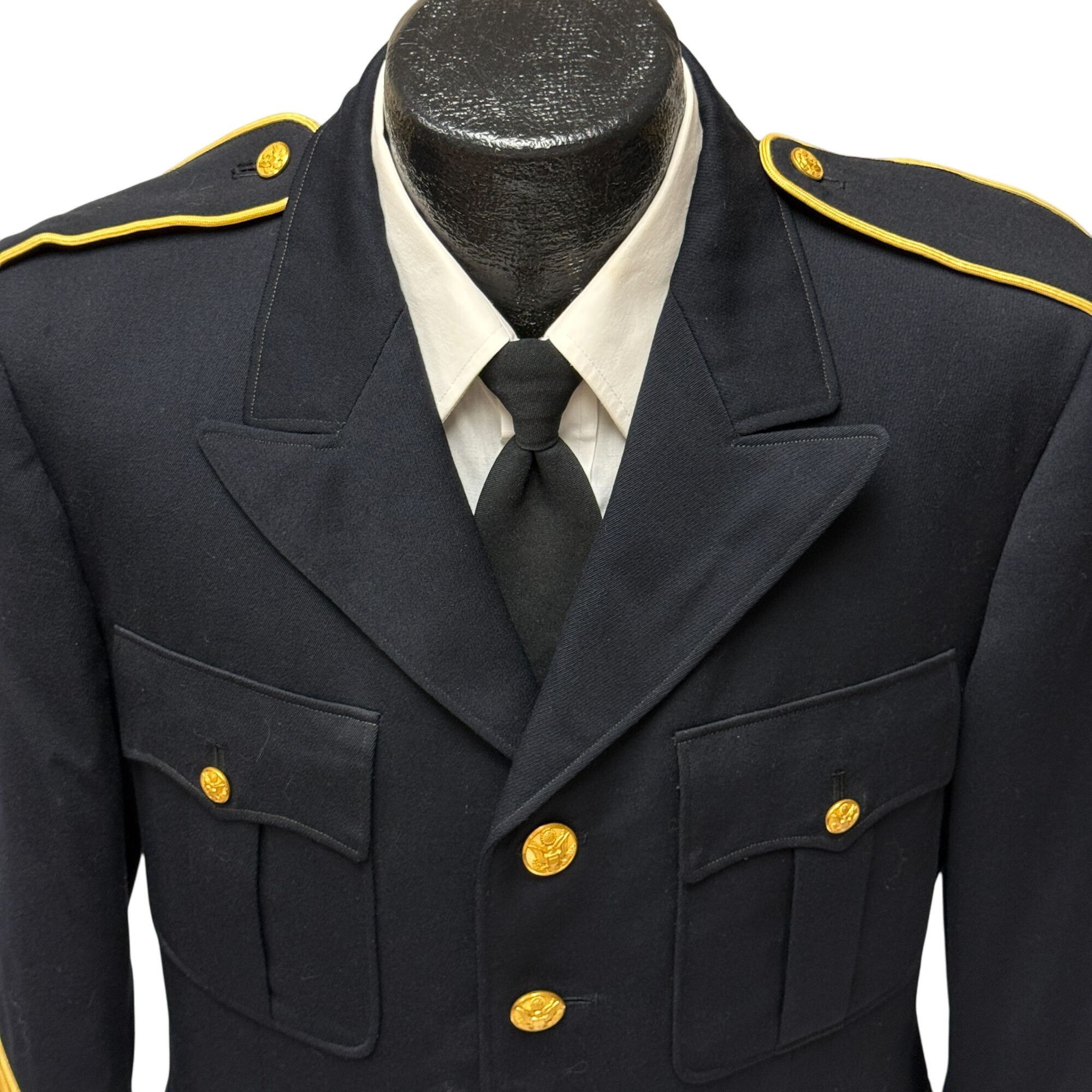 Other WWII OFFICERS Service CAPTAINS Military GABARDINE Jacket 40 Size 40R - 2 Thumbnail