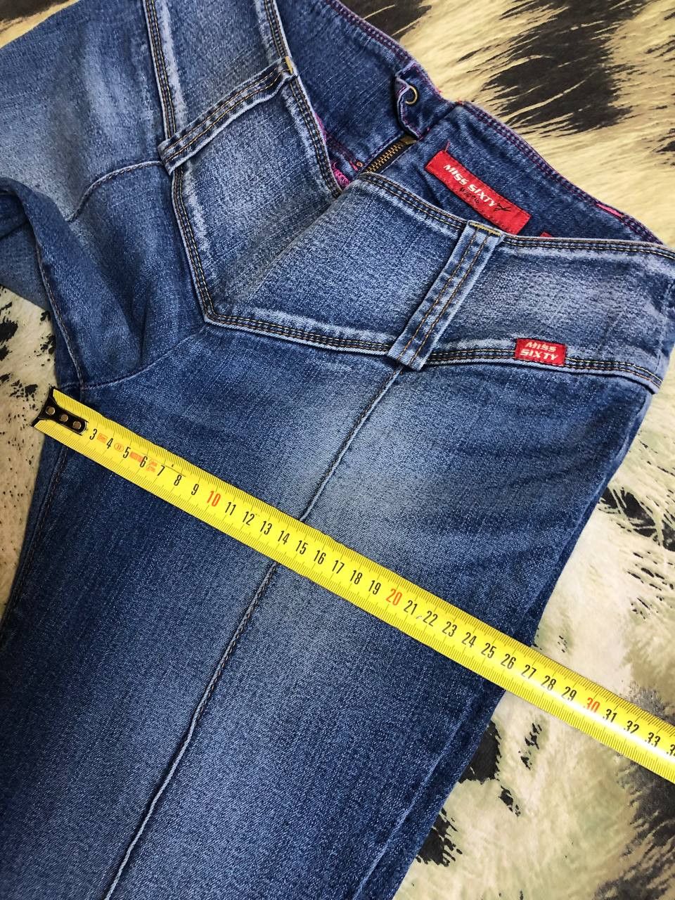 Miss Sixty Vintage Y2K Low Rise Flare Jeans Miss Sixty Collection Italy Size 31" - 11 Thumbnail