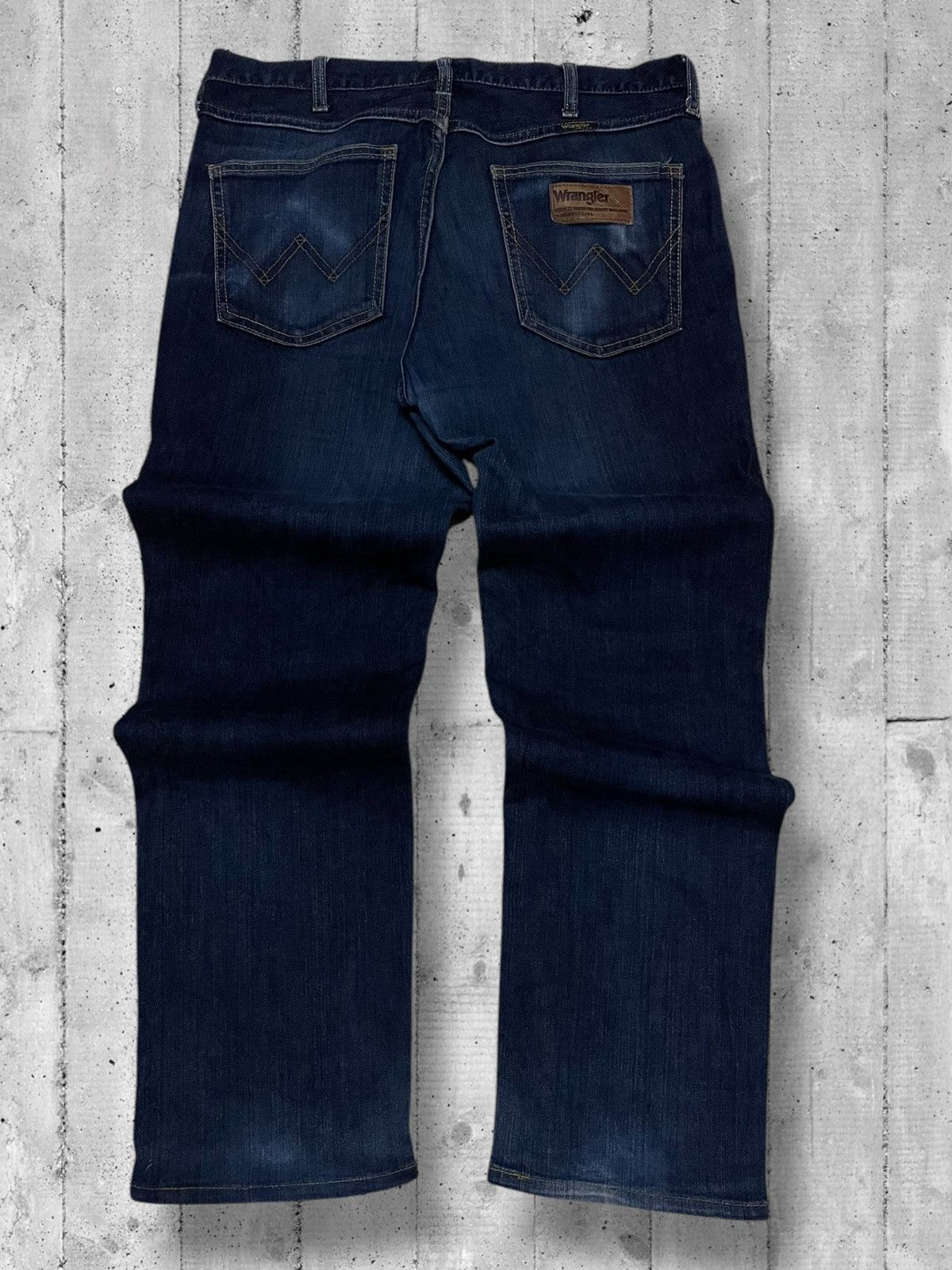 Designer × Vintage × Wrangler Vintage 90s Designer Wrangler Crafted With Pride Blue Denim Size US 32 / EU 48 - 8 Thumbnail