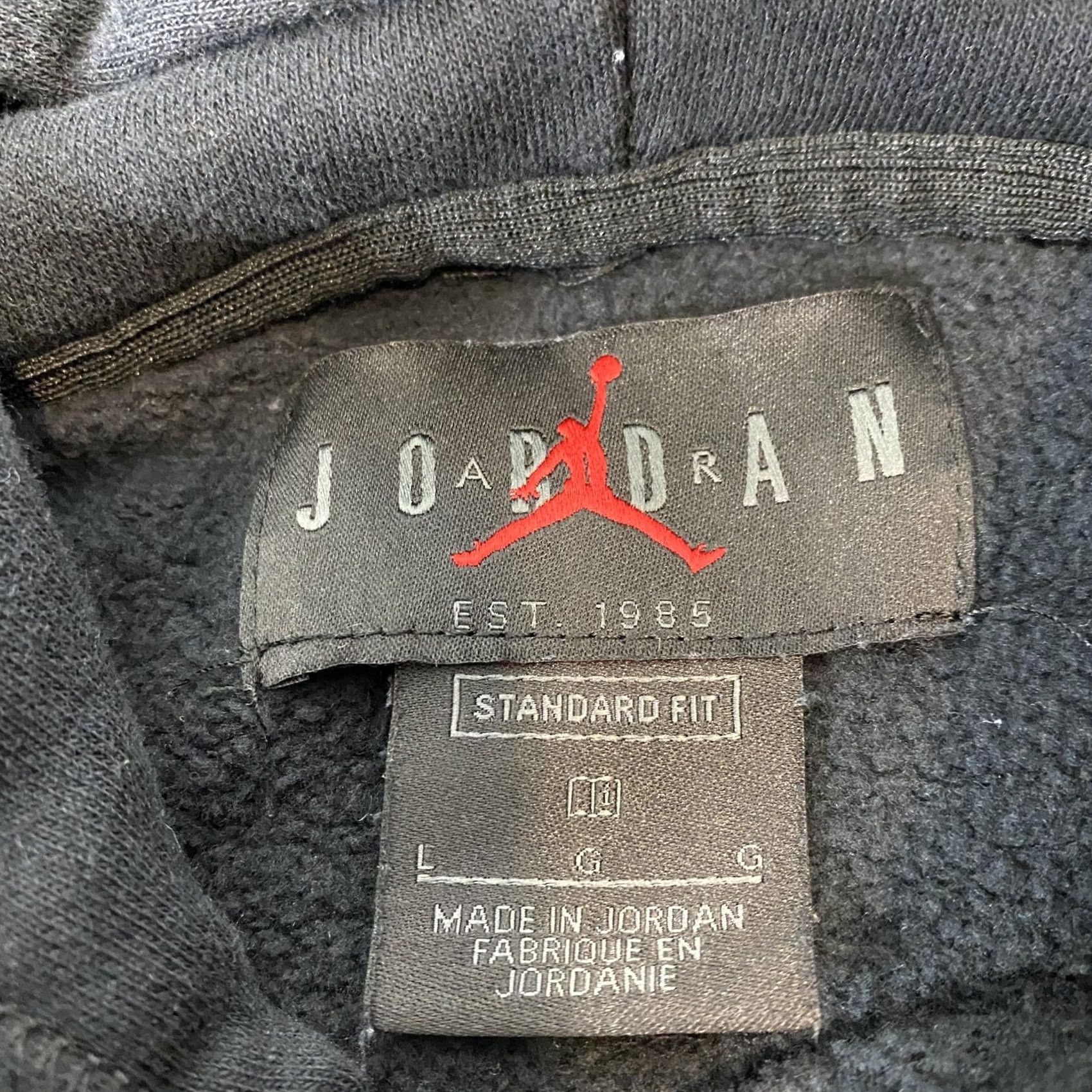 Jordan Brand Jordan Nike Air Hoodie Mens Large Black Jumpman Pullover Fleece DD5244-010 Size US L / EU 52-54 / 3 - 3 Thumbnail