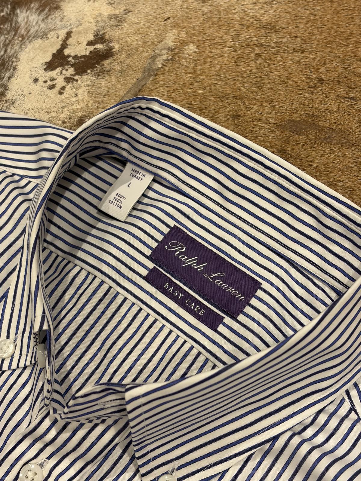 Ralph Lauren Purple Label Ralph Lauren Purple Label Bengal Stripe Shirt Size US L / EU 52-54 / 3 - 2 Thumbnail