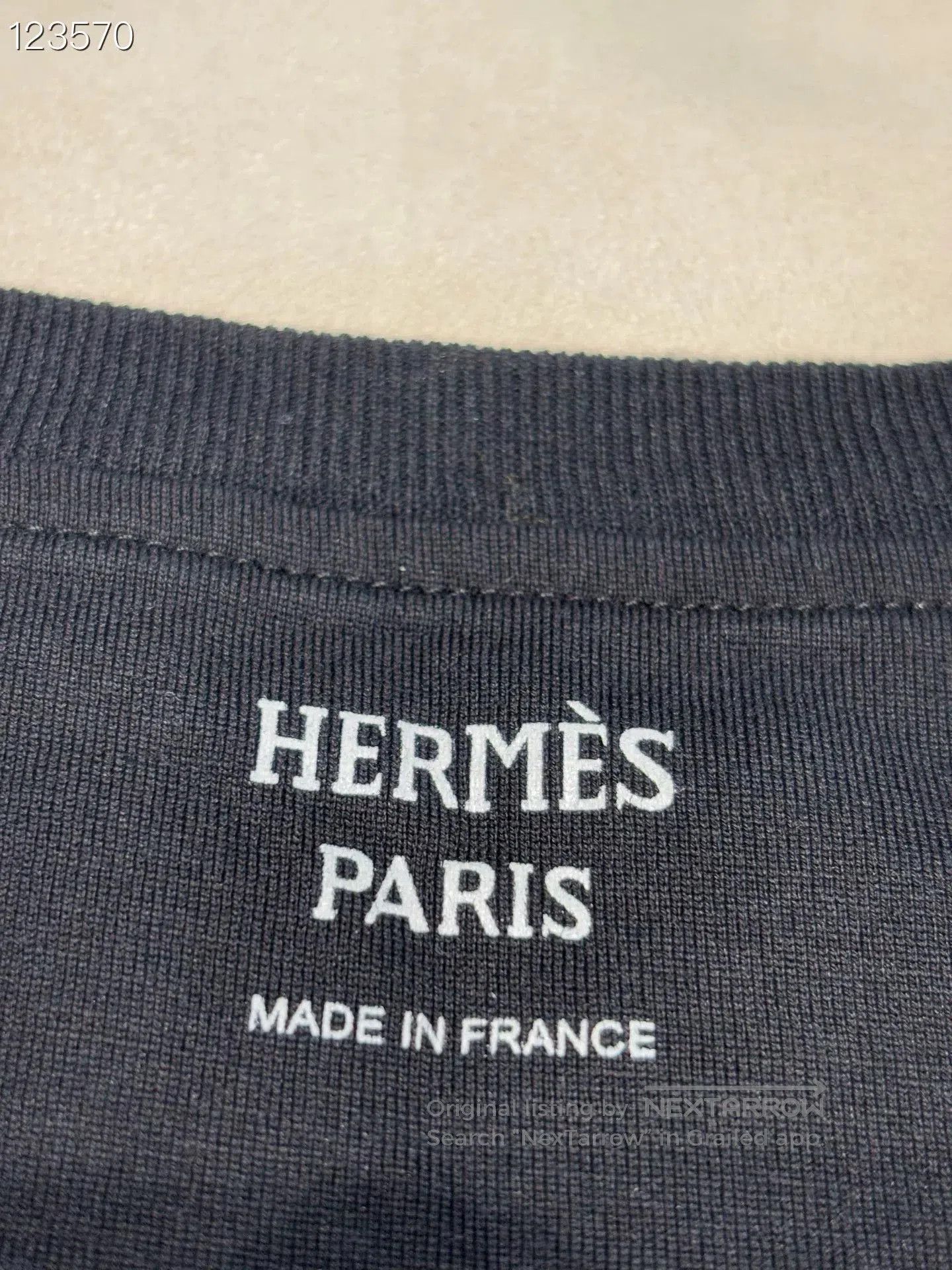 Hermes Hermès Classic White Wave Black T. Size S / US 4 / IT 40 - 3 Thumbnail