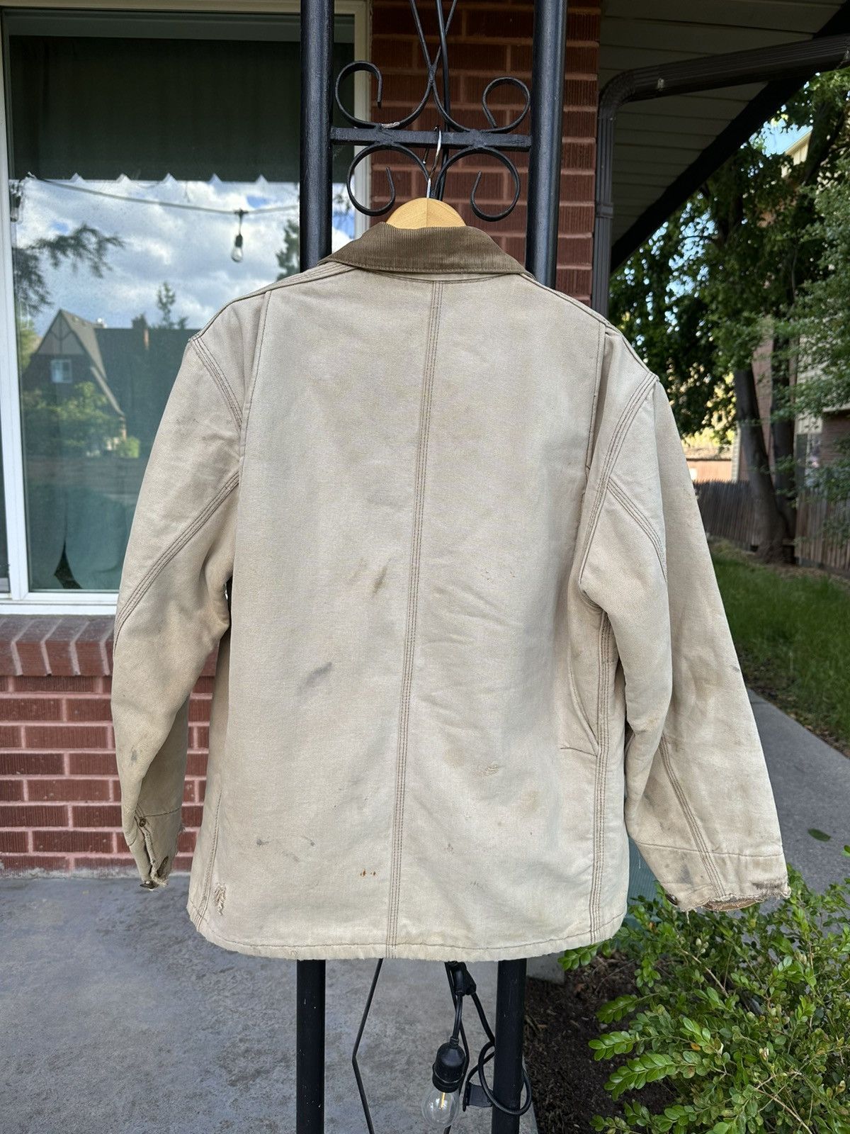 Carhartt Vintage 70s Carhartt C01 BRN Chore Coat 42 Large MADE IN USA Size US L / EU 52-54 / 3 - 7 Thumbnail