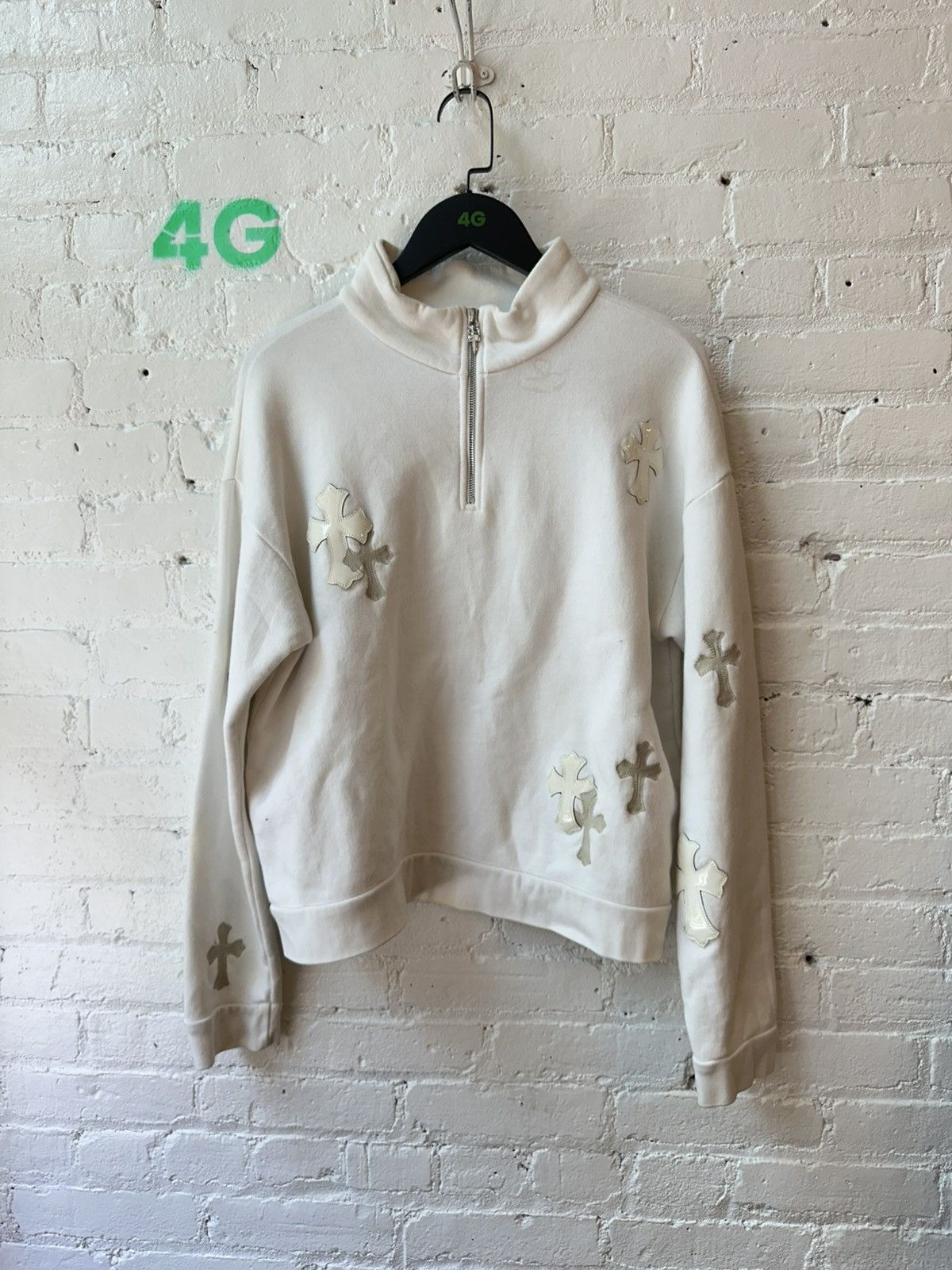Chrome Hearts CHROME HEARTS TURTLE NECK PATCHED SWEATER Size S / US 4 / IT 40 - 1 Thumbnail