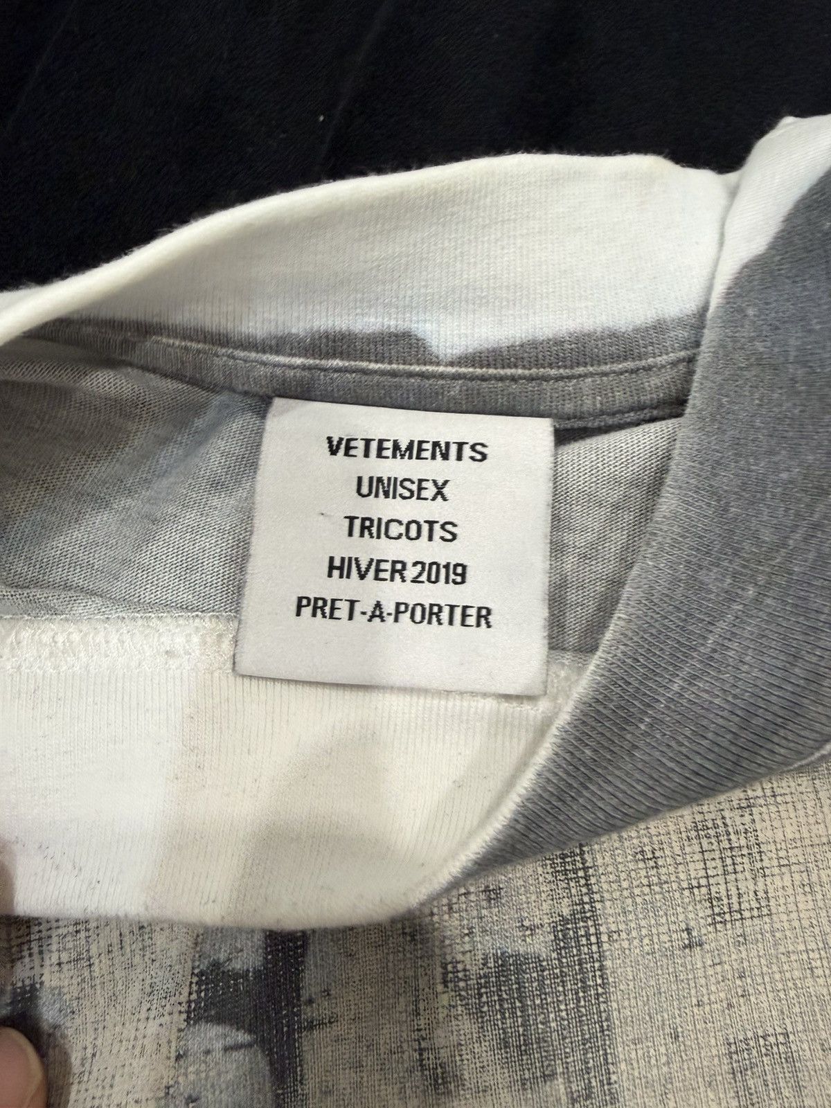 Vetements Vetements AW18 Weltzschmerz Trompe l’oeil shirt Size US XL / EU 56 / 4 - 3 Thumbnail