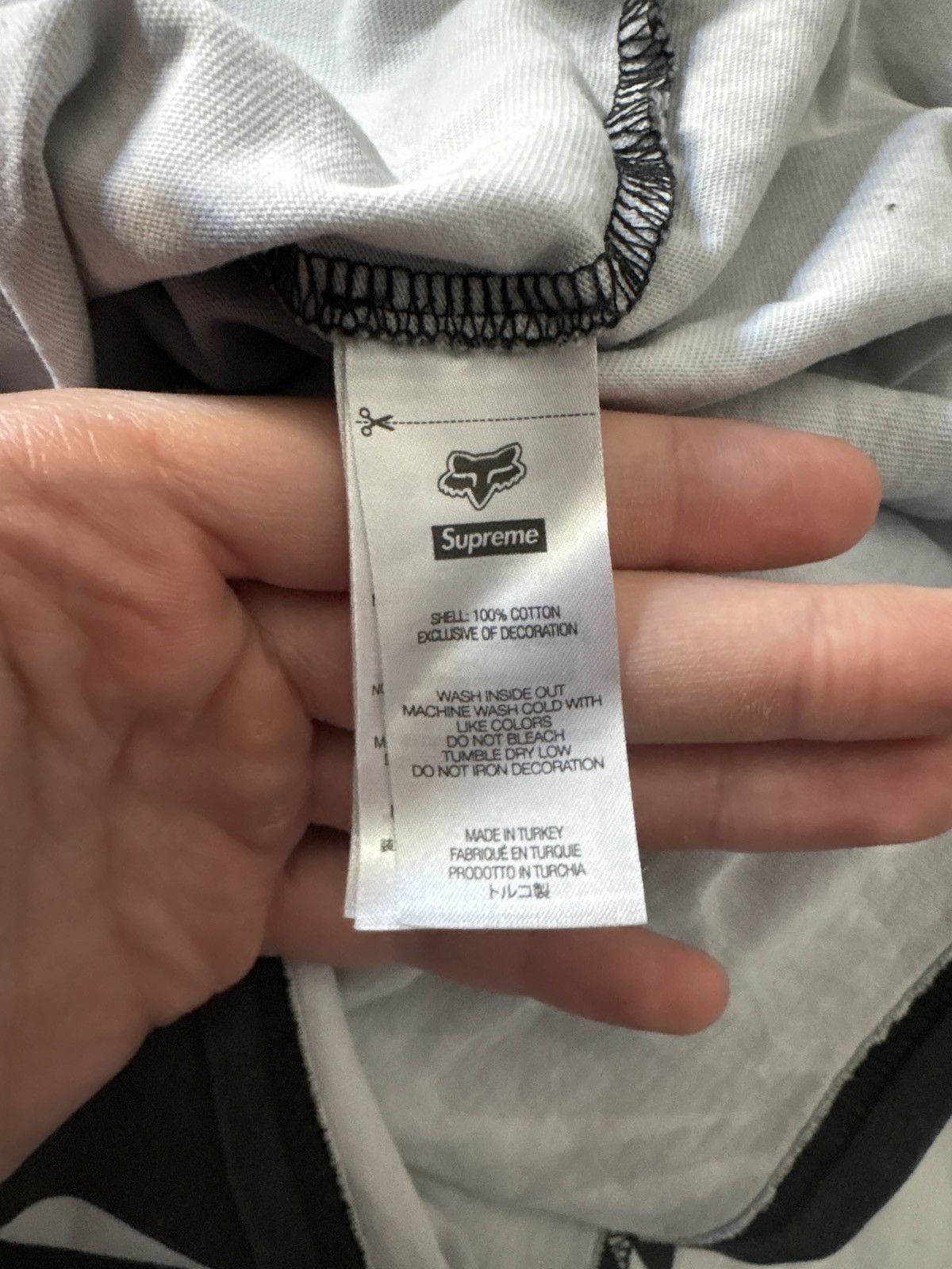 Fox Racing × Supreme Supreme X Fox long sleeve T shirt Size US L / EU 52-54 / 3 - 5 Thumbnail