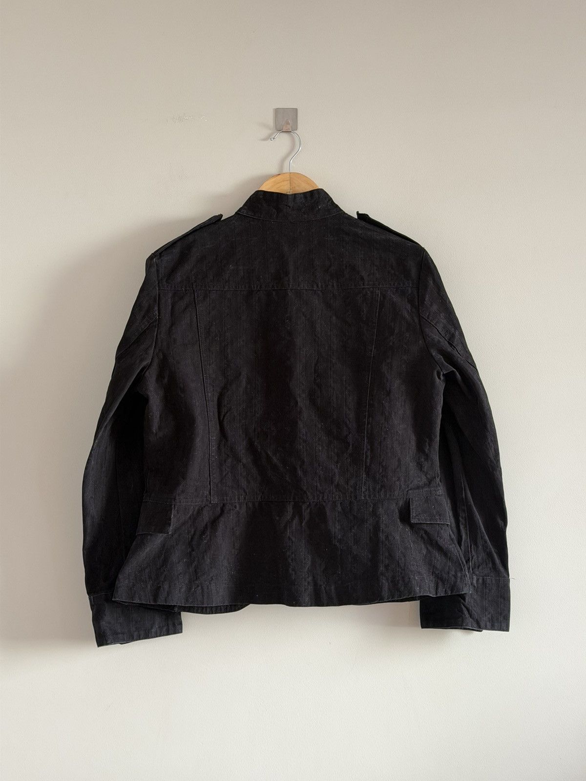 Vintage Napoleonic Hussar Military Jacket Black Size L / US 10 / IT 46 - 7 Thumbnail