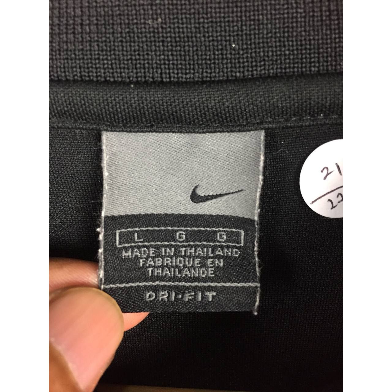 Nike × Vintage Vtg Nike Court Swoosh Logo Dri Fit Tennis Polo Tee Size US L / EU 52-54 / 3 - 11 Thumbnail