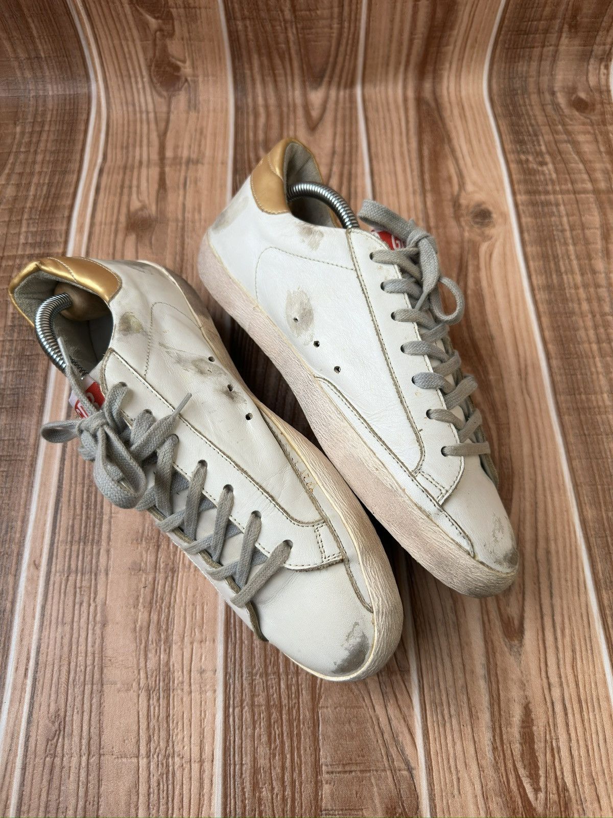 Golden Goose Golden Goose Superstar Gold Star Lowtop Sneakers Size US 8 / EU 41 - 11 Thumbnail