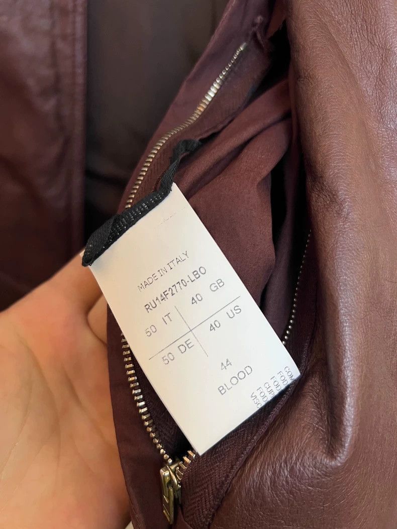 Rick Owens Rick Owens Bloody sheepskin leather jacket-2506 Size US L / EU 52-54 / 3 - 3 Thumbnail