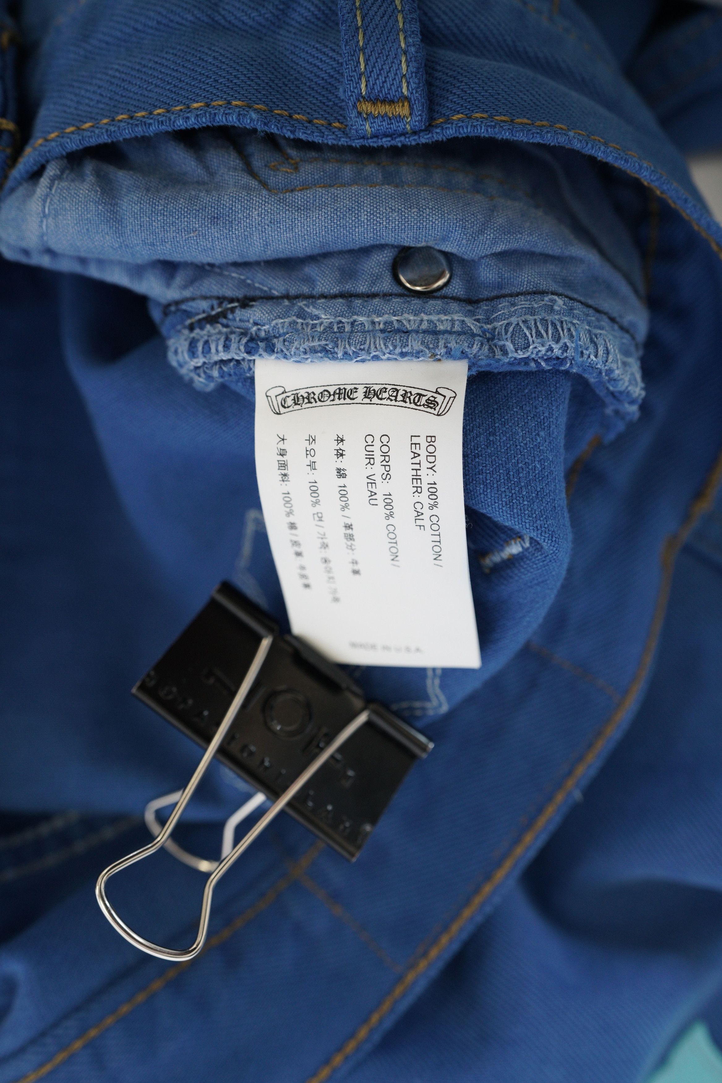 Chrome Hearts Chrome Hearts Levi's 501 London CLB Cross Patch Jeans - 30 Size US 30 / EU 46 - 18 Thumbnail