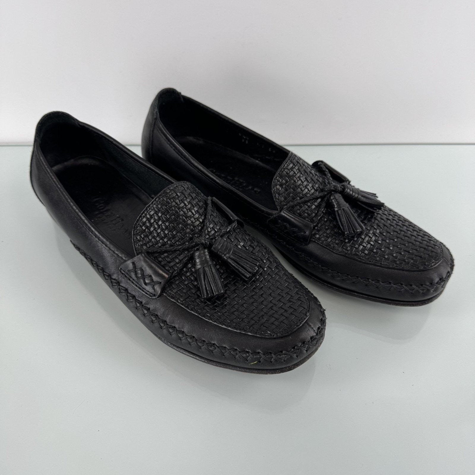 Cole Haan Cole Haan Country Marcy Woven Black Leather Loafer Shoes 8.5 Size US 8.5 / EU 41-42 - 2 Thumbnail