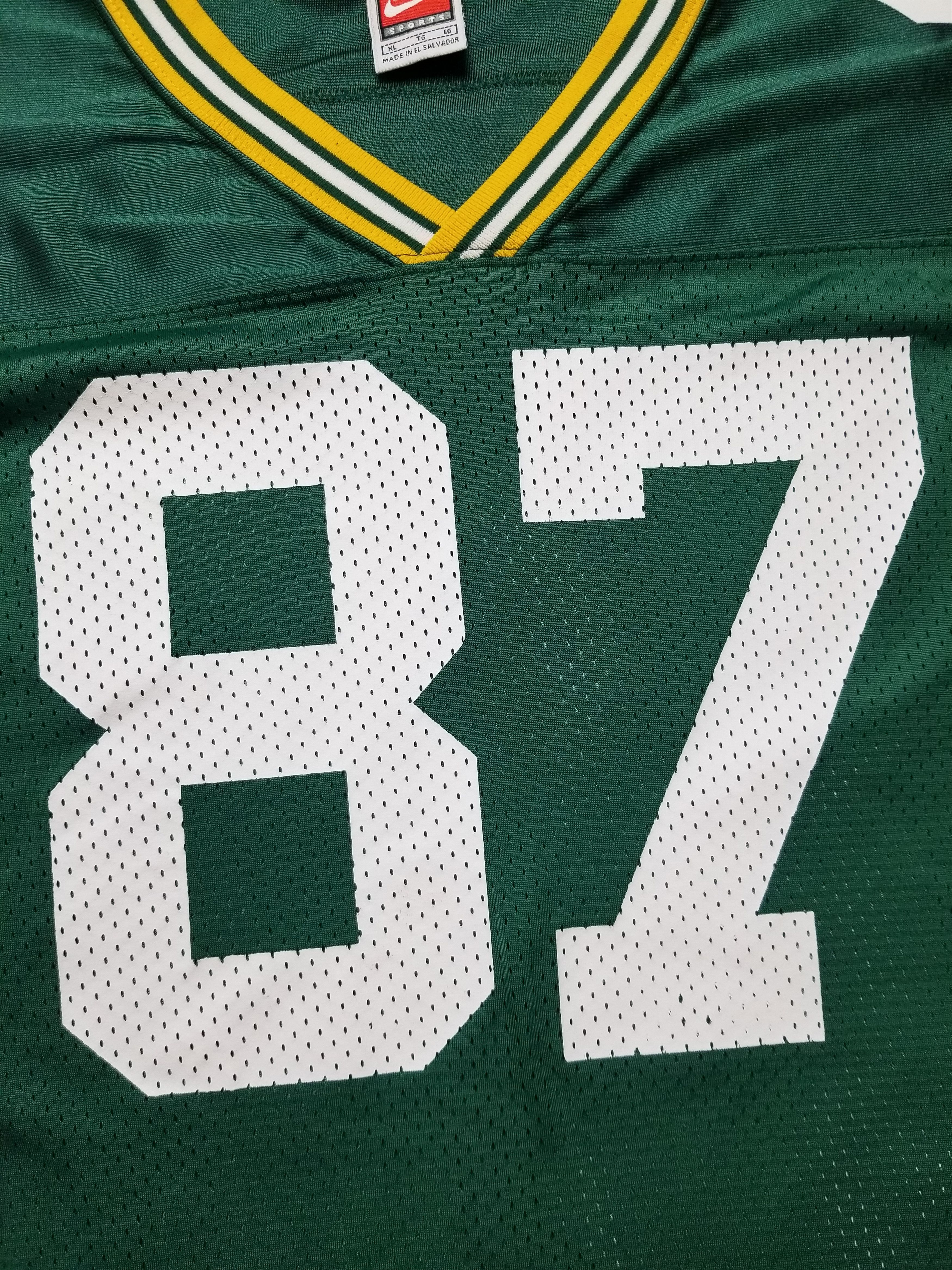 Nike Vintage Green Bay Packers Robert Brooks Nike Team Jersey Size US XL / EU 56 / 4 - 19 Thumbnail