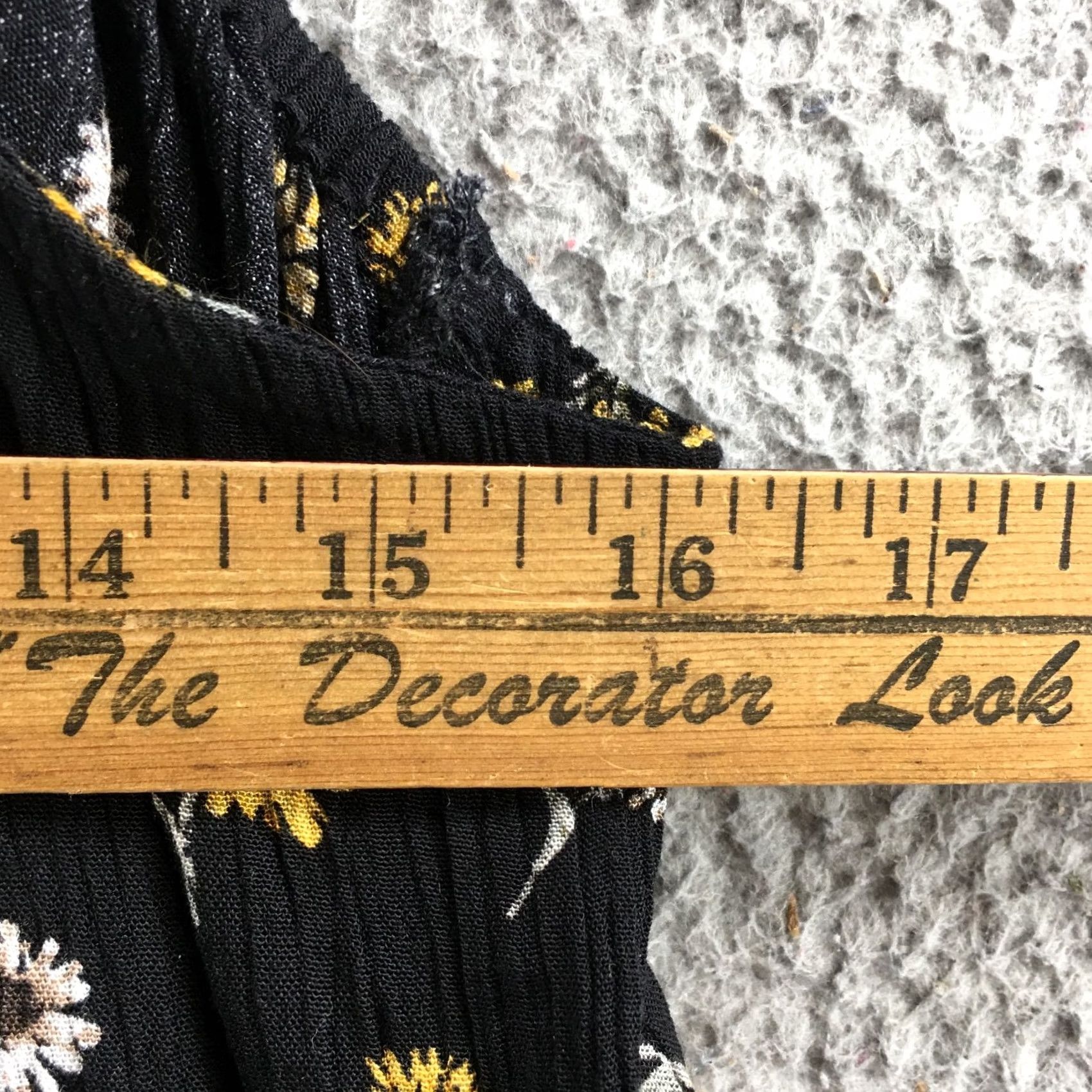 Vintage Maurices Sleeveless Top Womens XL Black Floral Print Rayon Casual Pullover NEW Size XL / US 12-14 / IT 48-50 - 5 Thumbnail