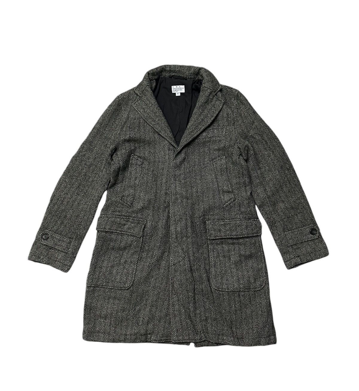 Engineered Garments Cruiser Jacket Khaki Cotton Whipcord