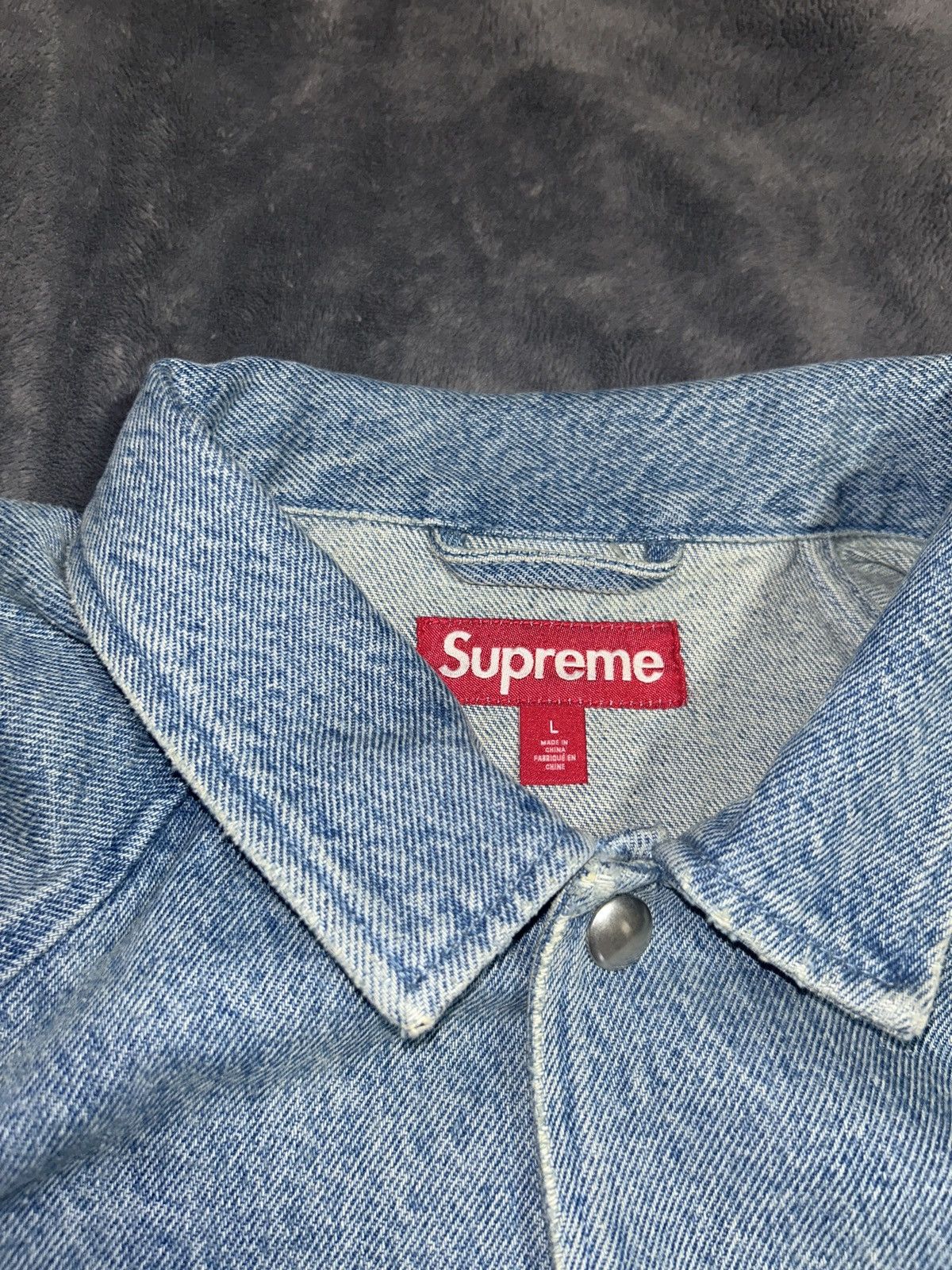 Supreme Supreme arc denim coaches jacket large denim blue Size US L / EU 52-54 / 3 - 3 Thumbnail