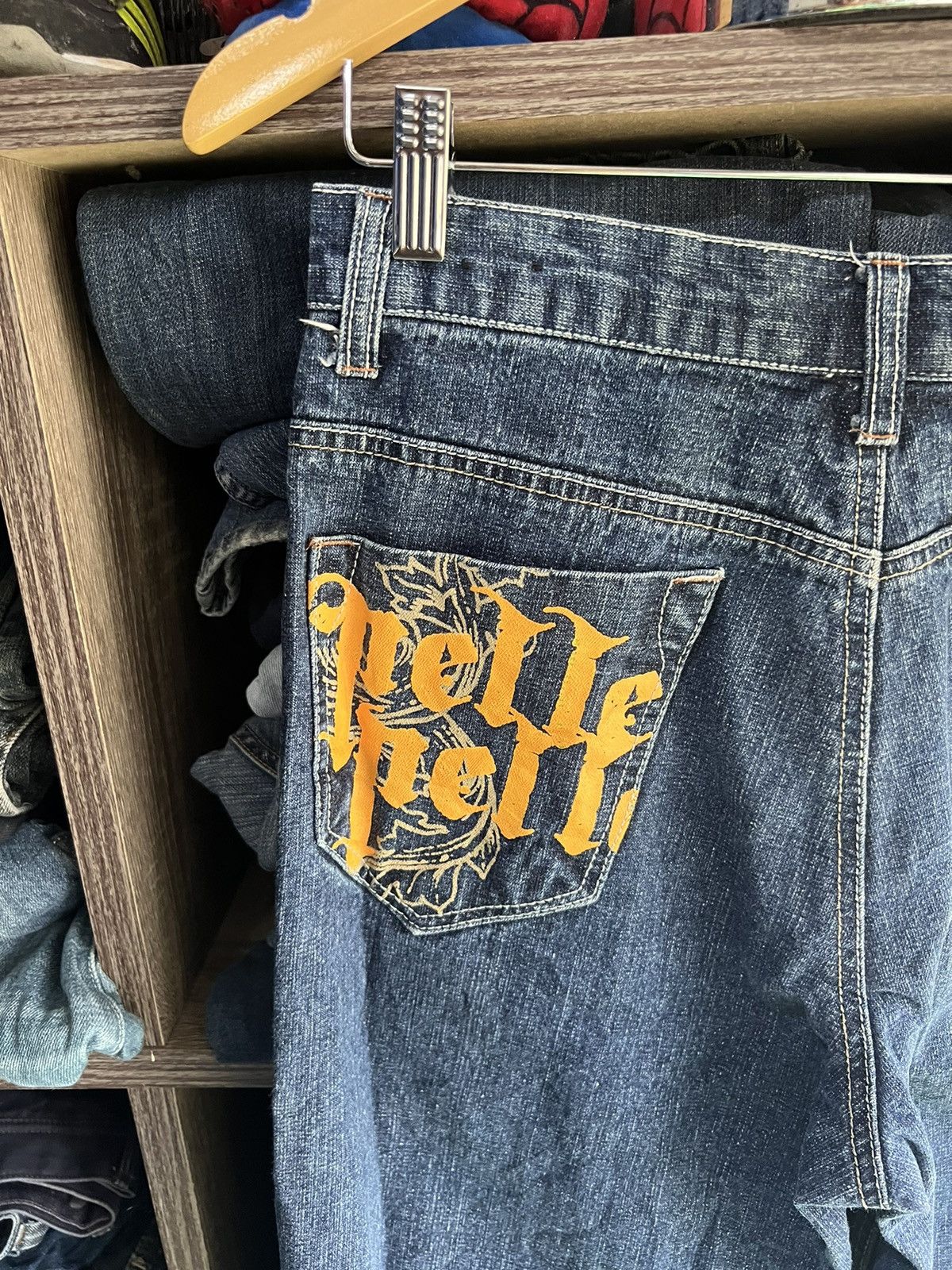 Pelle Pelle 🔥Pelle Pelle Pocket Print Denim Size US 30 / EU 46 - 12 Thumbnail