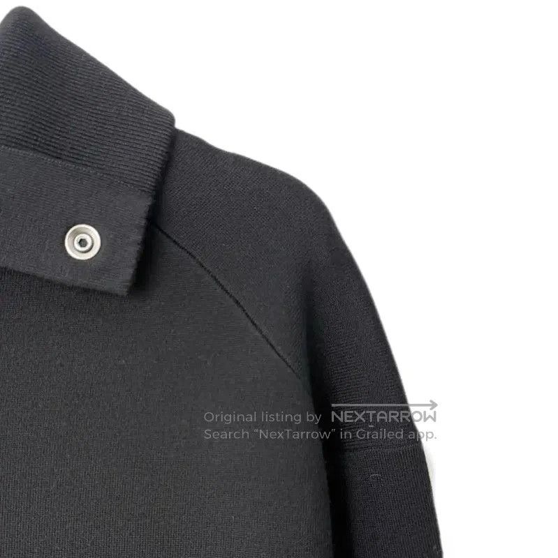 Louis Vuitton Louis Vuitton Black Cotton Blend Cardigan for Women . Size L / US 10 / IT 46 - 3 Thumbnail