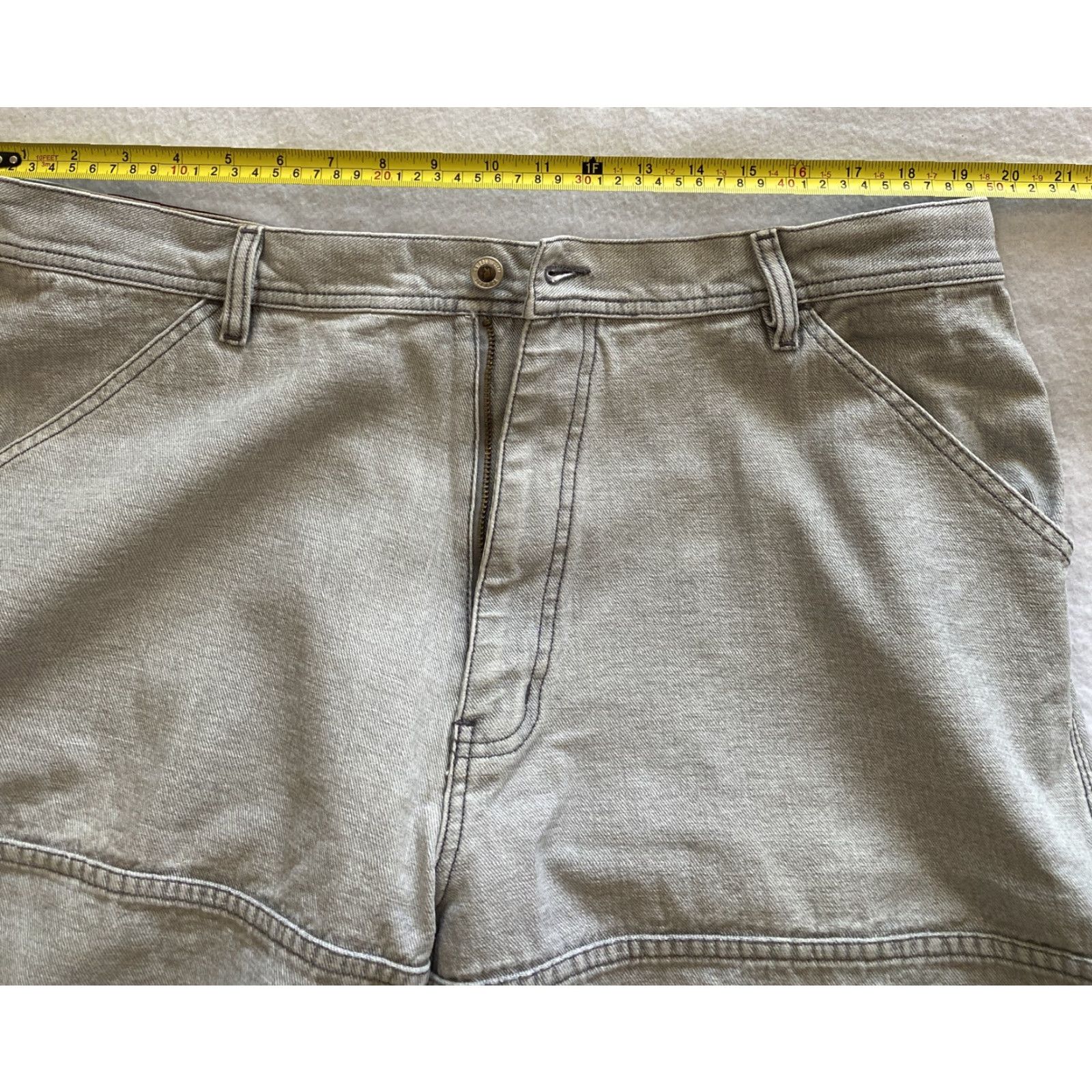 Vintage VINTAGE US Polo Assn. Denim Jeans Baggy Shorts Men’s Size 40 Gray 90s Baggy Hip Hop 90s Mens Short Pants Size US L / EU 52-54 / 3 - 7 Thumbnail