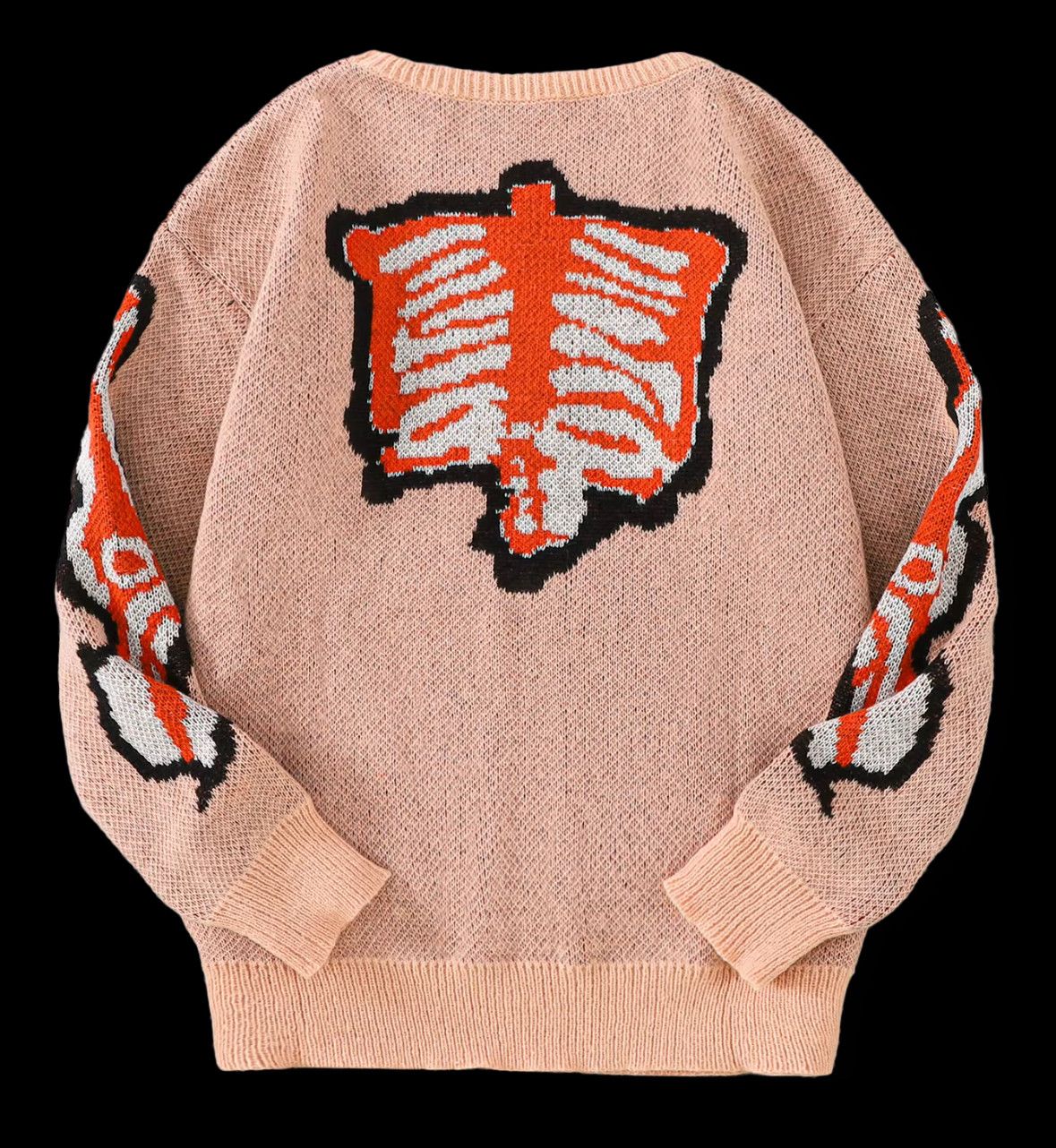 Other Vintage Cross Skeleton Sweater Jacquard Knitted Sweatshirt Size US S / EU 44-46 / 1 - 2 Thumbnail