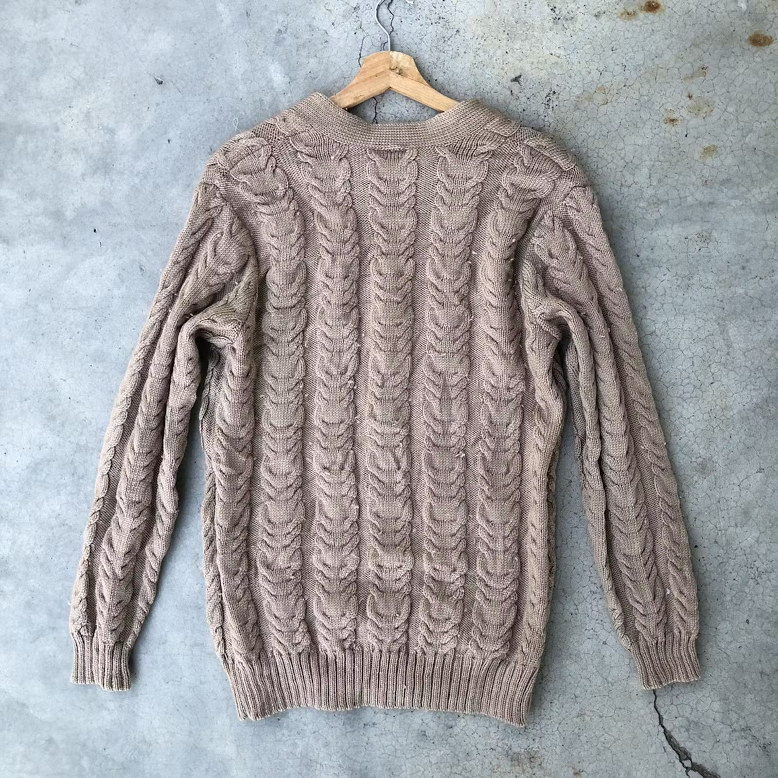 Aran Isles Knitwear 💥Vintage Cardigan Pureknit Pullover/Striple Shag Shaggy Size US M / EU 48-50 / 2 - 7 Thumbnail