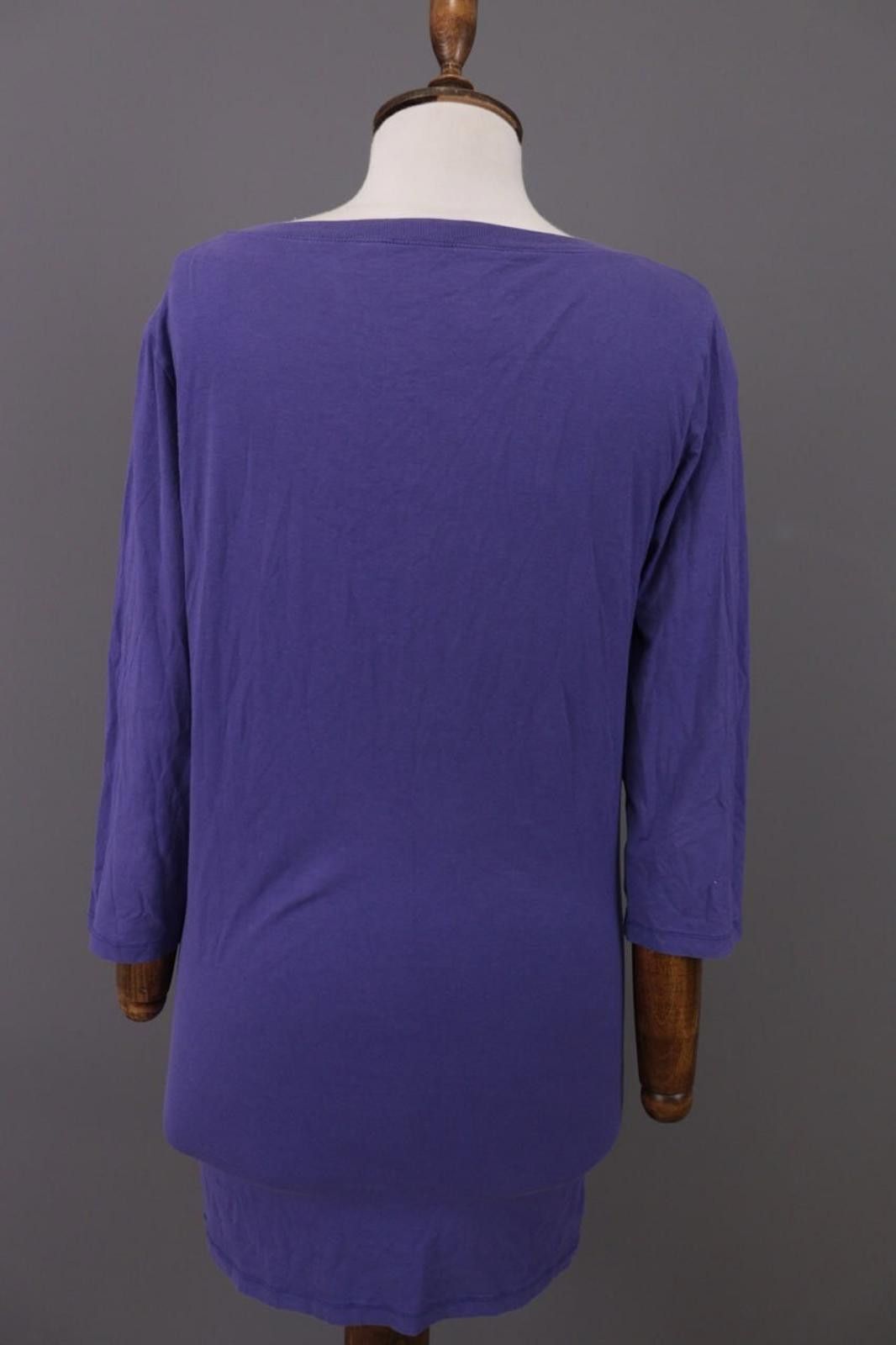 John Galliano Galliano Purple Big Logo A-Line Knee Lenght Dress Sz L Size L / US 10 / IT 46 - 10 Thumbnail