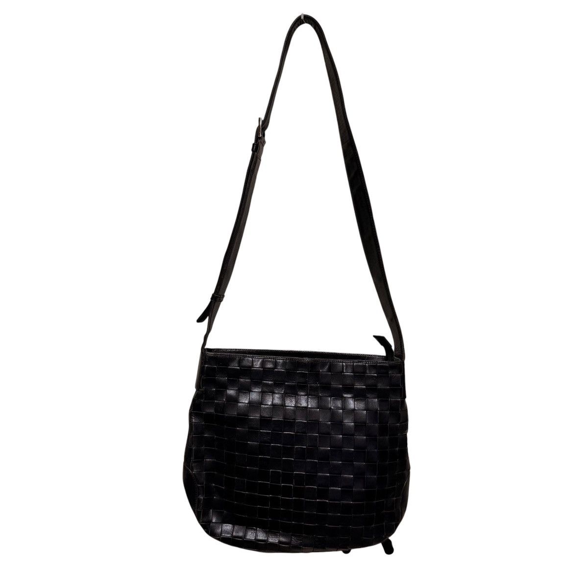 Issey Miyake 762 90s ISSEY MIYAKE IM PRODUCT bag woven leather shoulder Size ONE SIZE - 4 Thumbnail