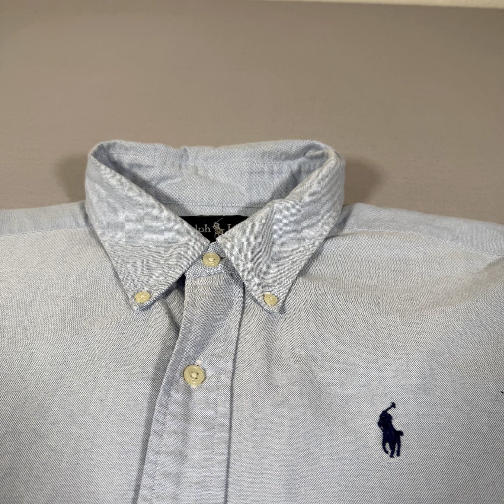 Polo Ralph Lauren Polo Ralph Lauren Shirt Mens XL Blue Chambray Button Up Long Sleeve Pony Preppy Size US XL / EU 56 / 4 - 3 Thumbnail