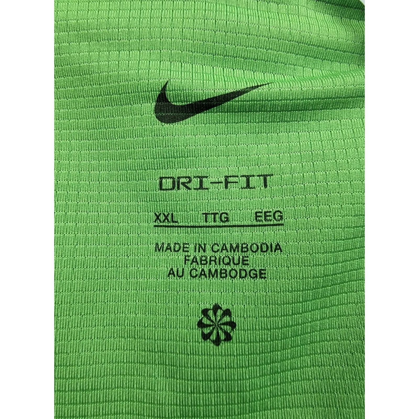 Nike Nike Running Shorts Mens 2XL Green Lined Drawstring Active NWT Shorts Size US 39 - 6 Thumbnail