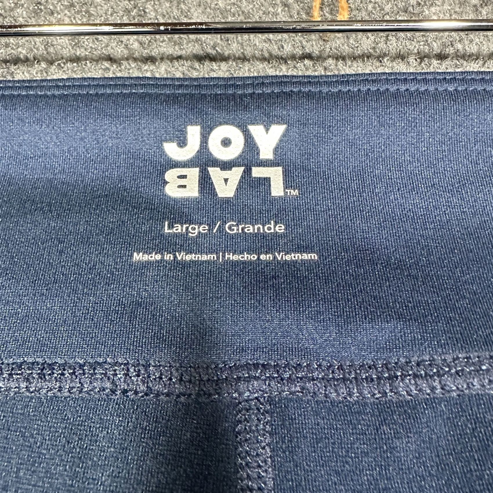 Vintage JoyLab Pants Womens Large Blue Coquette Core Ankle Tie Yoga Waistband Pocket Size 36" / US 14 / IT 50 - 4 Thumbnail