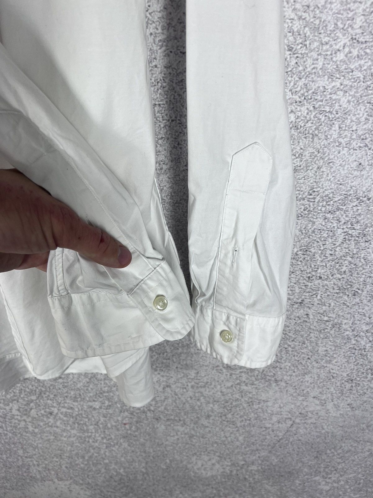 Polo Ralph Lauren Polo Ralph Lauren Slim Fit White Shirt Size US L / EU 52-54 / 3 - 6 Thumbnail