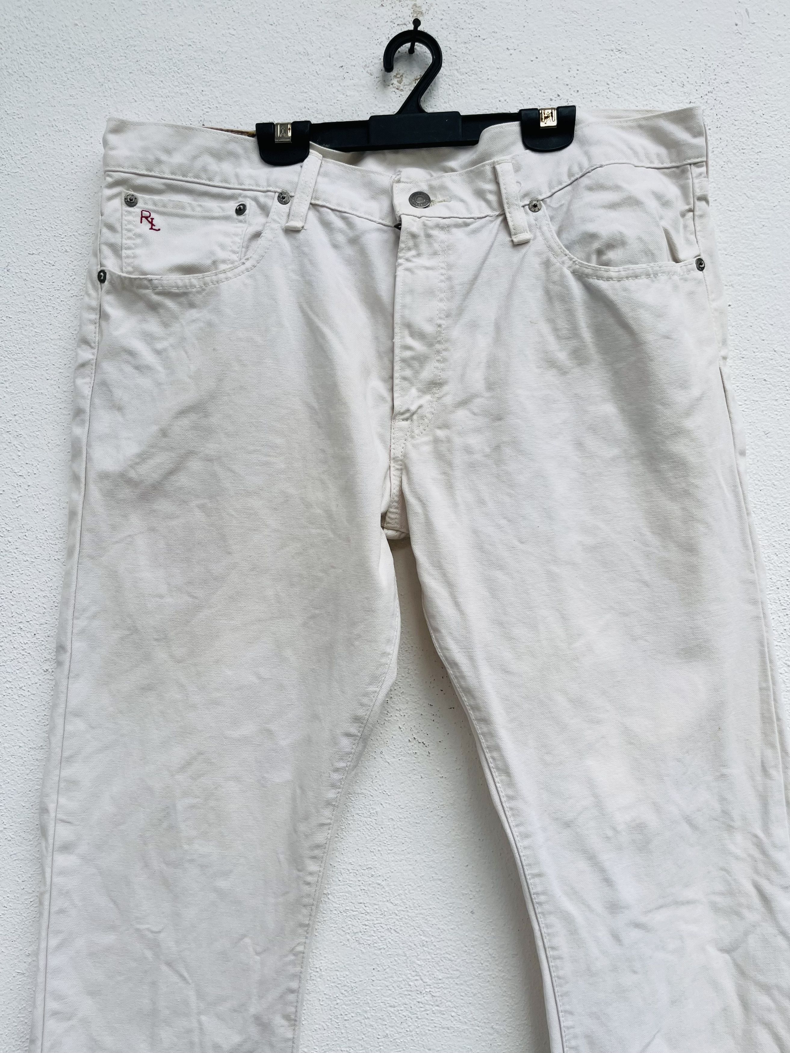 Japanese Brand × Polo Ralph Lauren × Vintage Vintage Polo Ralph Lauren White Colour Size US 37 - 3 Thumbnail