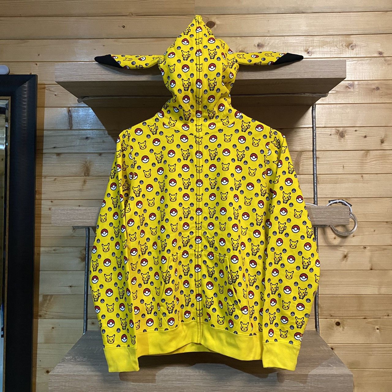 Bape Pokemon Bape x Pokemon Pikachu Full Zip Hoodie Free Bape Hanes Tee Grailed