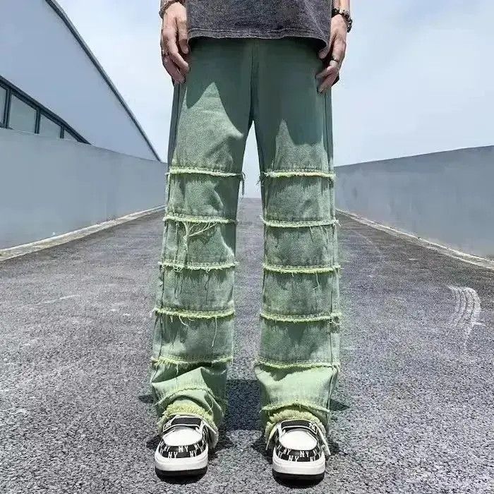 Japanese Brand Y2K Streetwear Stacked Jeans Baggy Pants Size US 32 / EU 48 - 1 Thumbnail