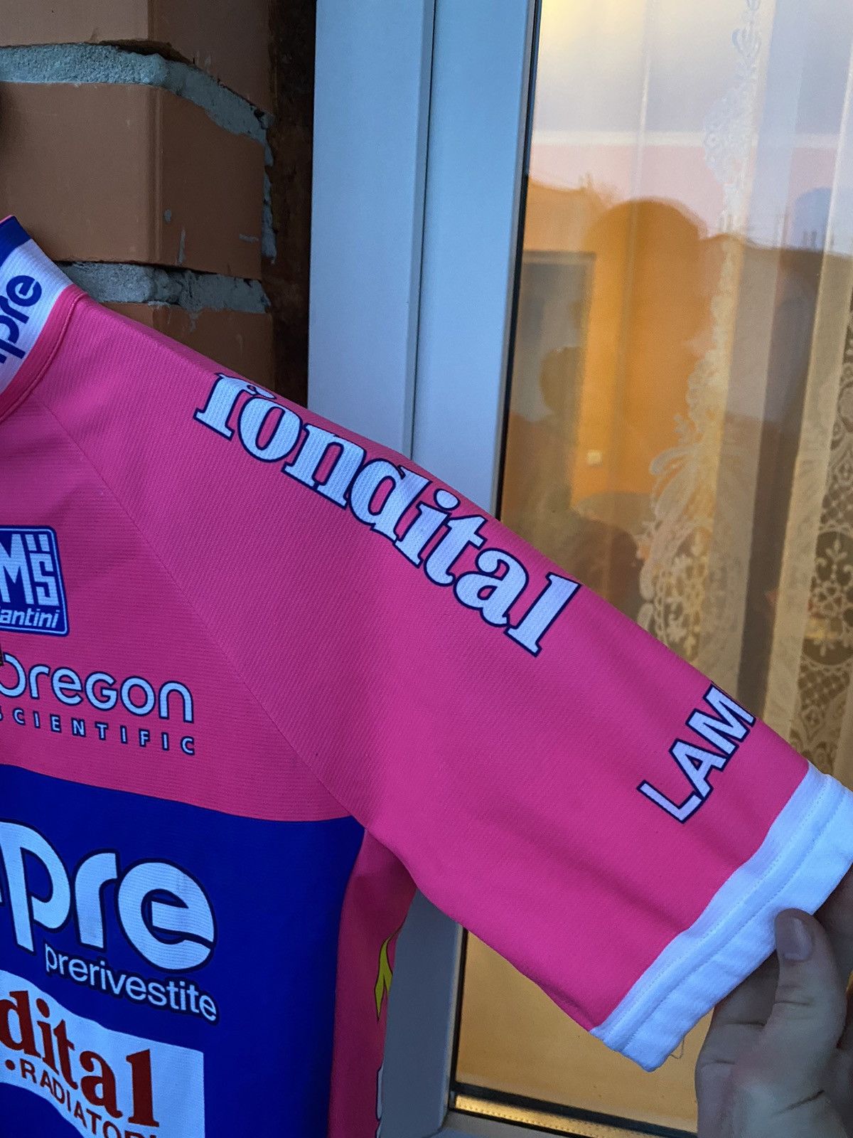 Bicycle Lampre Farnese Vini Kia Uci Pro Tour SMS Santini cycling Size US M / EU 48-50 / 2 - 5 Thumbnail