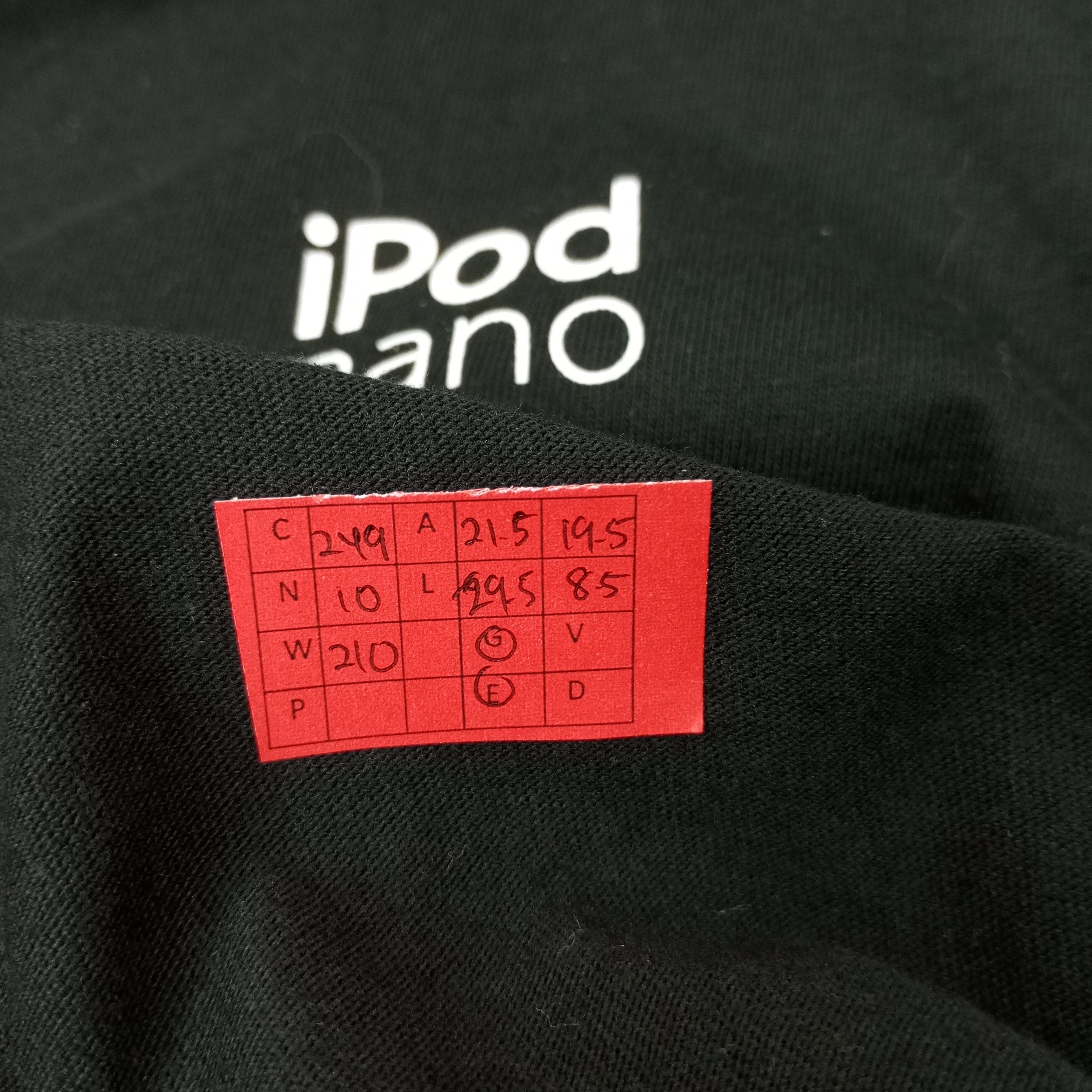 Apple Apple ipod Nano Promo Style Tshirt c249n10 Size US L / EU 52-54 / 3 - 9 Thumbnail