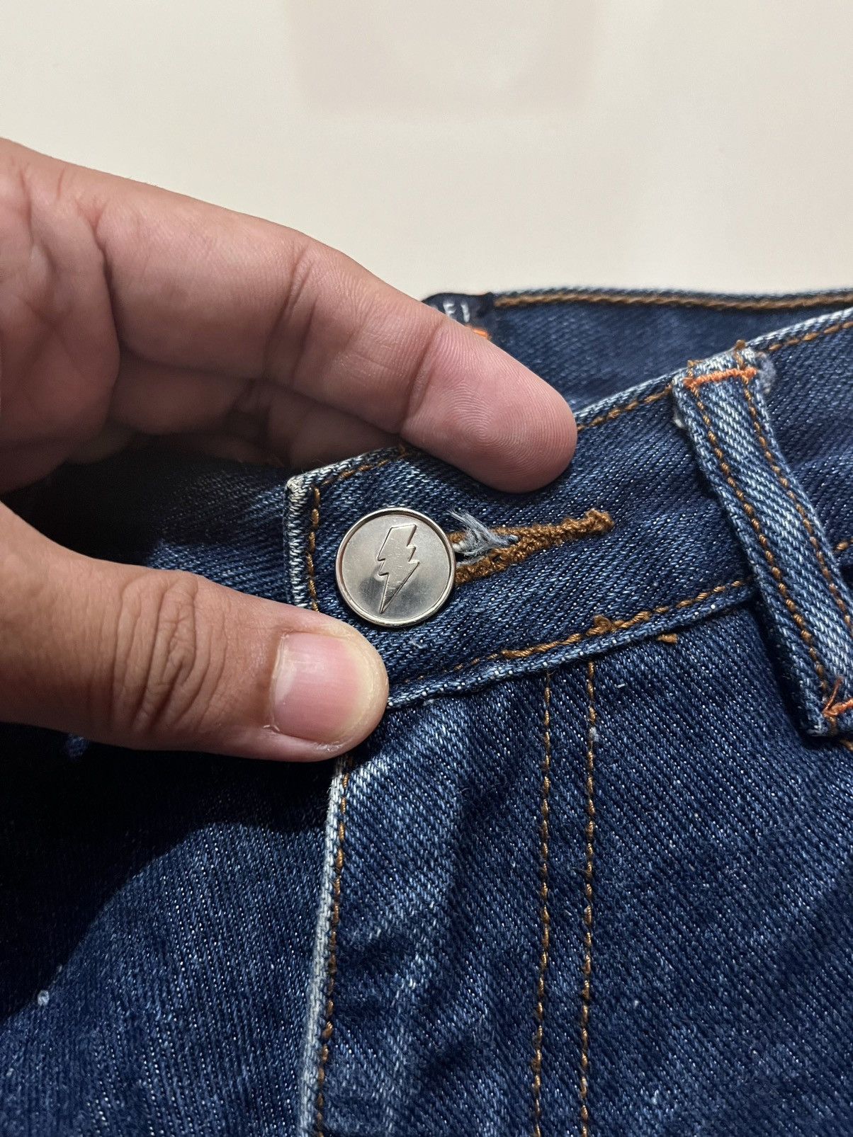 W&LT SS2006 W&LT WALTER VAN BEIRENDONCK STONE WASH BOOTCUT JEANS Size US 30 / EU 46 - 4 Thumbnail