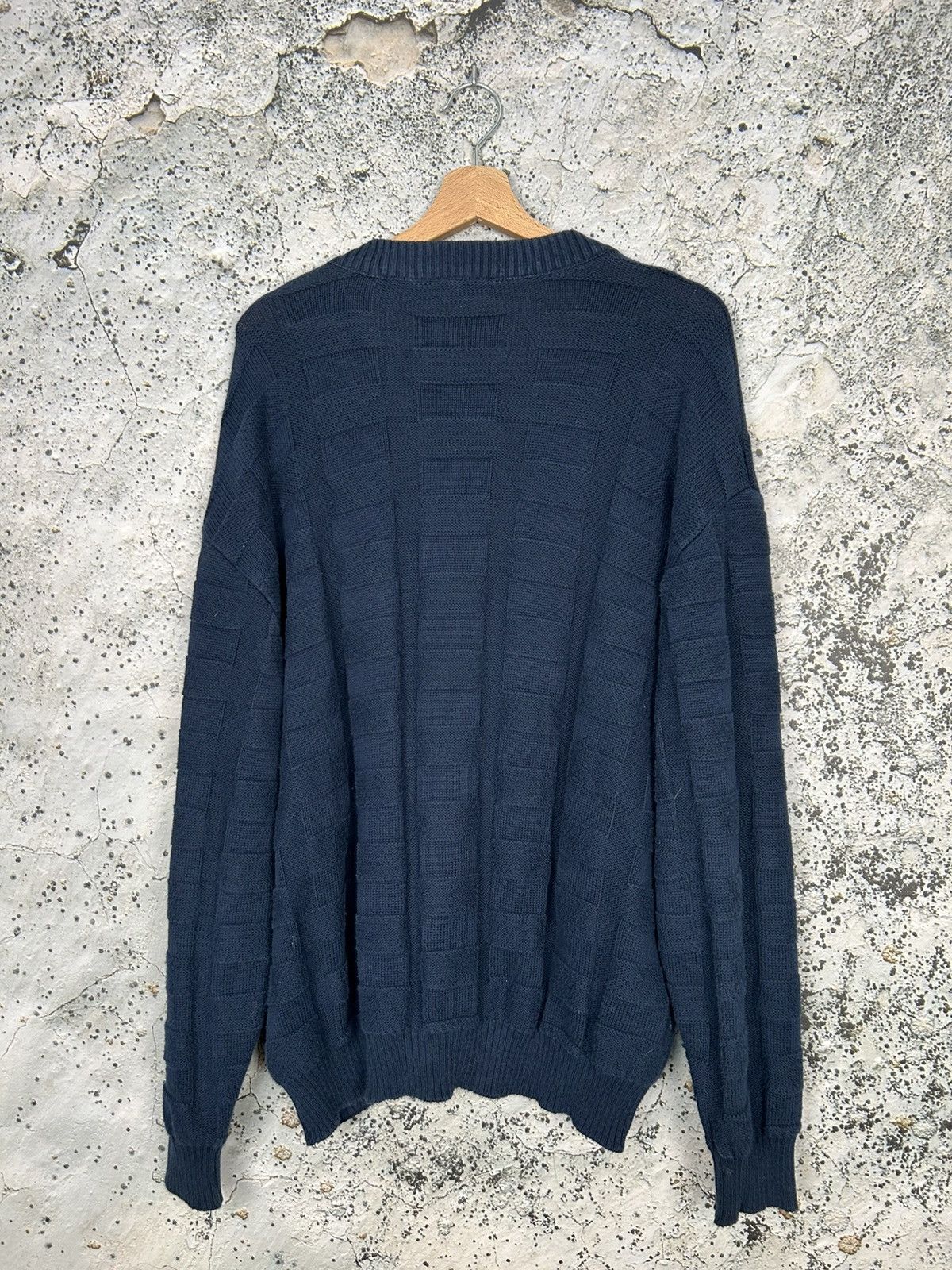 Lacoste Vintage Lacoste Cardigan Navy Blue 90s Archive Designer Size US L / EU 52-54 / 3 - 4 Thumbnail