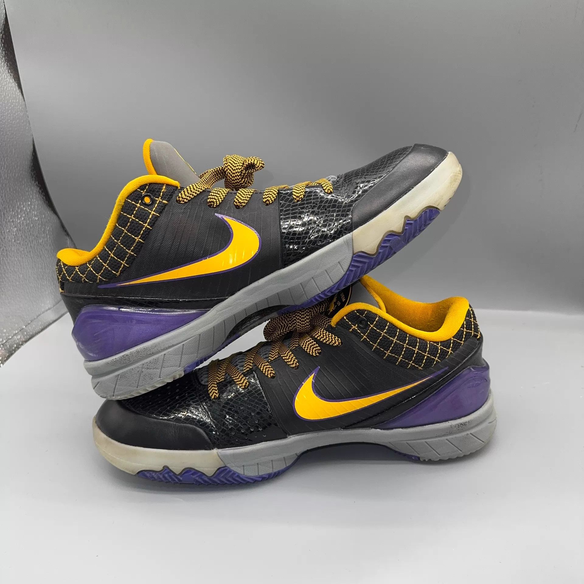 Nike Nike Kobe 4 'Carpe Diem' Black/Yellow 43 Size US 10 / EU 43 - 5 Thumbnail